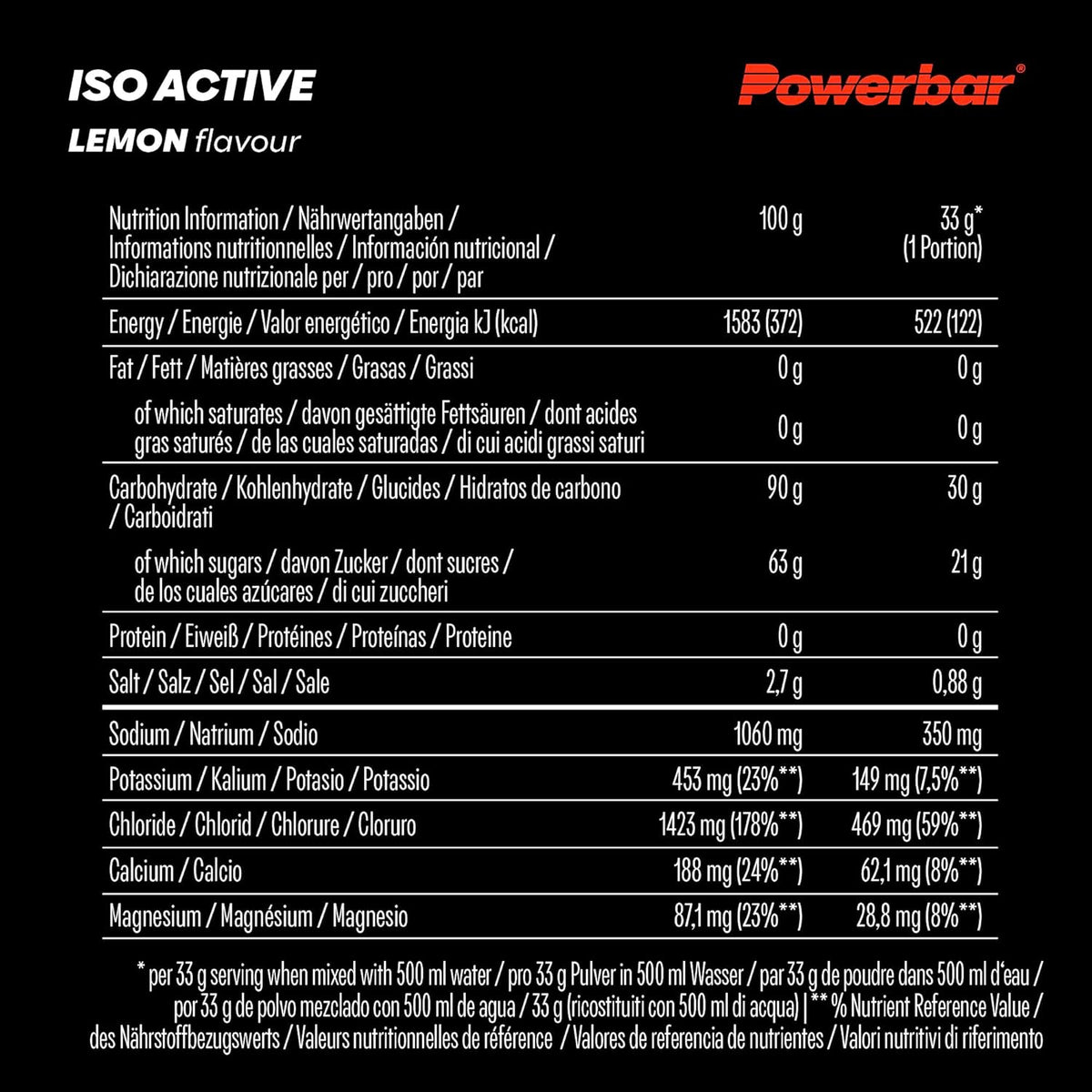 Isoactive – Boisson isotonique pour le sport (1320g)