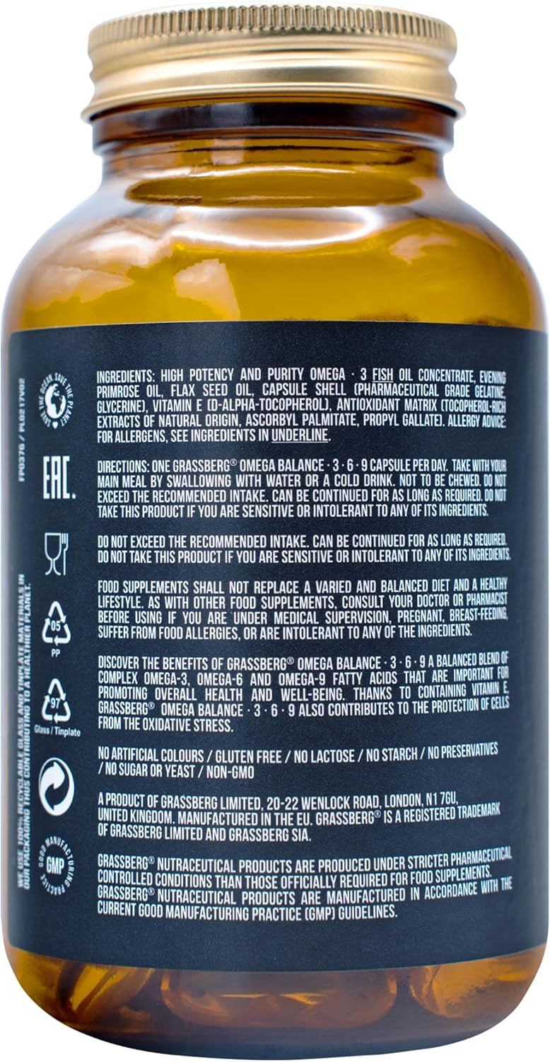 Équilibre Oméga 3-6-9 (90 gélules)