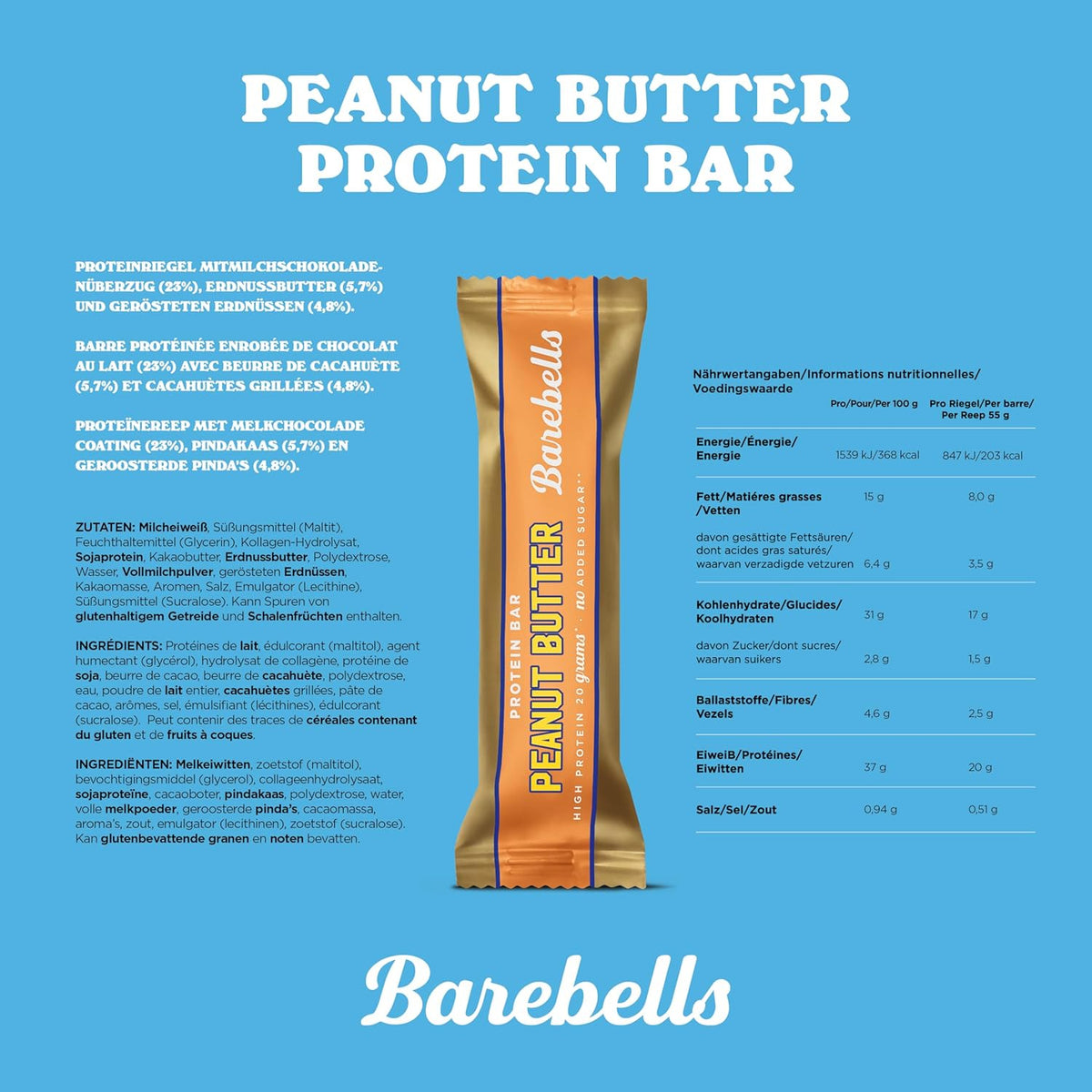Barre protéinée (55g)