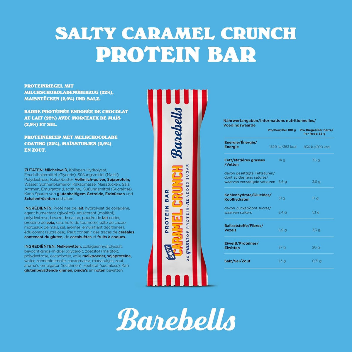 Barre protéinée (12x55g)