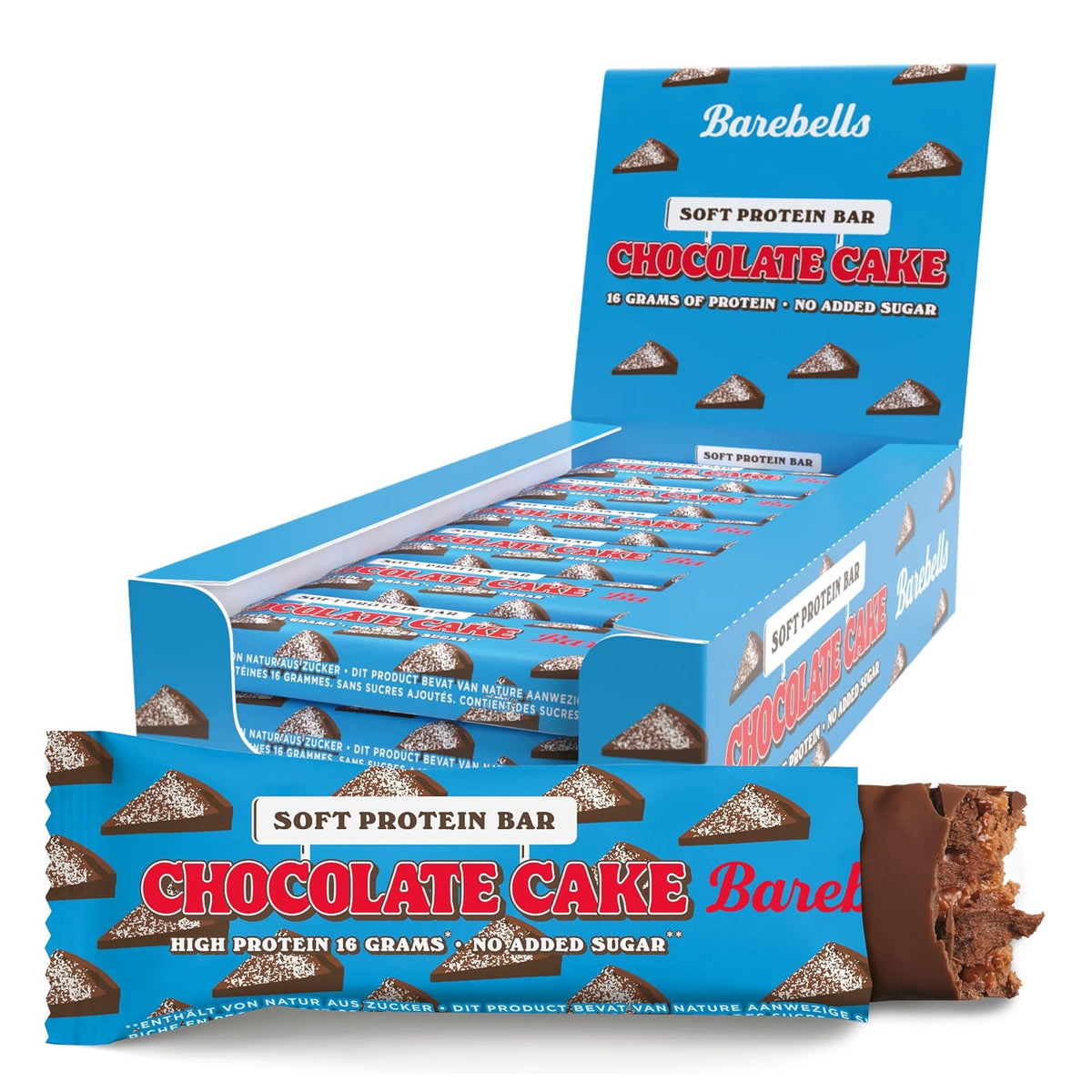 Soft Protein Bar (12x55g) Chocolate Cake
