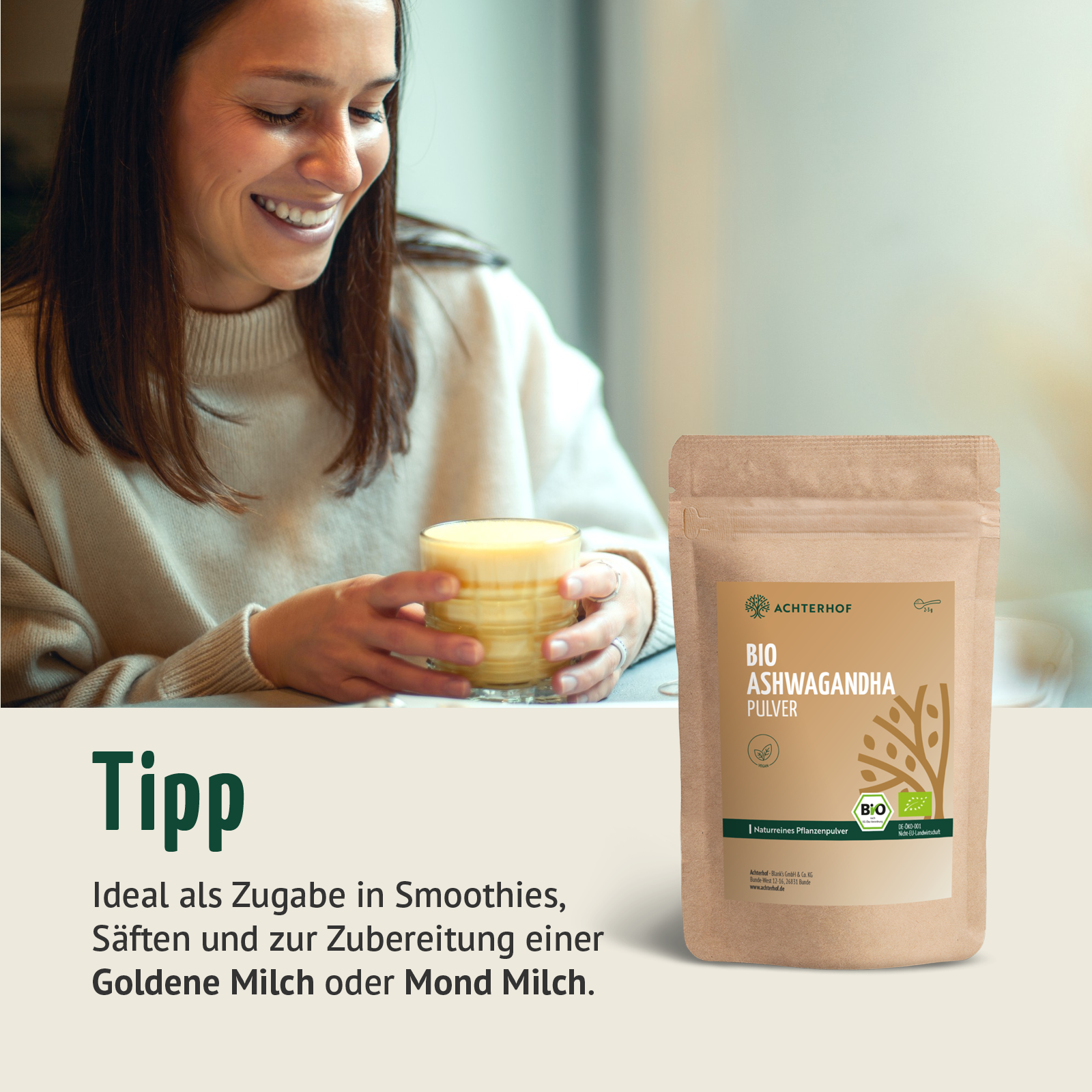 Ashwagandha en poudre Bio (500g)