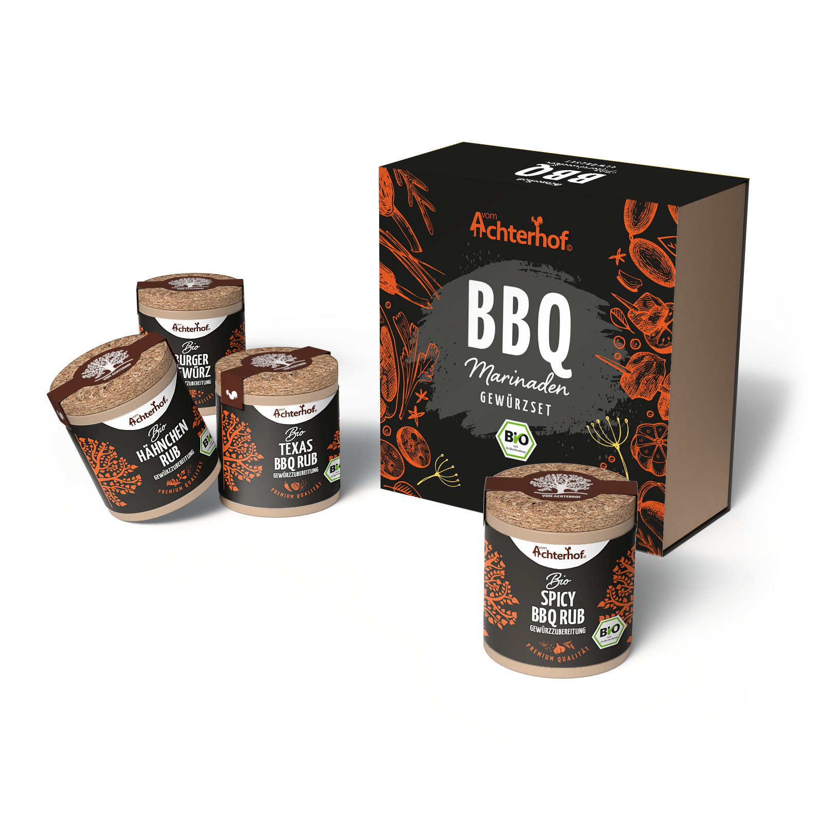 BBQ Marinaden Gewürzset Bio