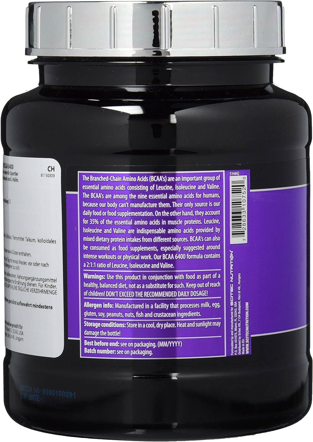 BCAA 6400 (375 comprimés)