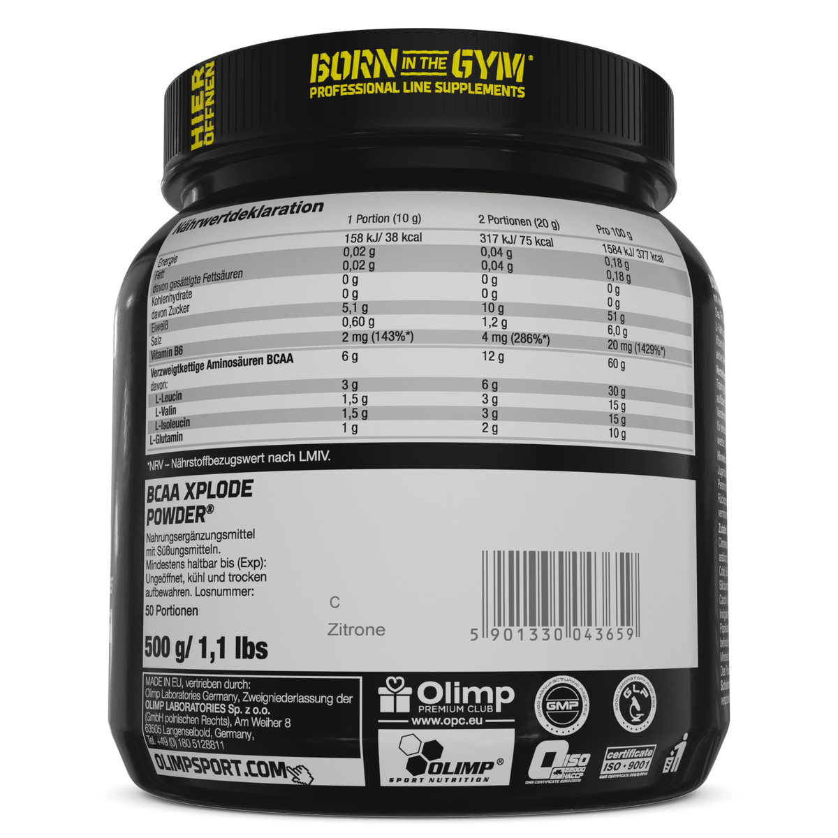 BCAA Xplode Powder (500g)