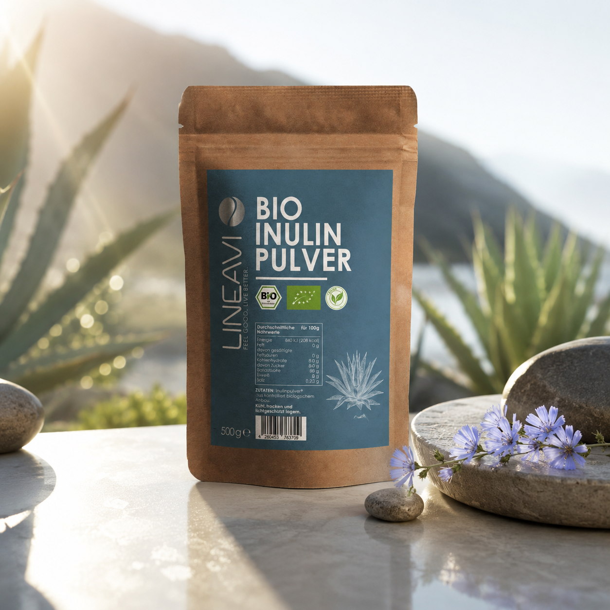 Bio Inulinpulver Agave (500g)