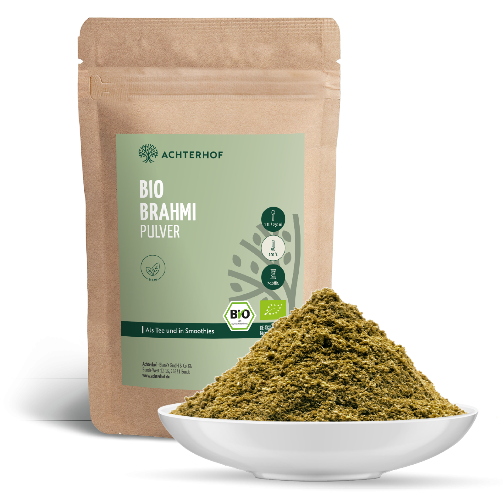 Poudre de Brahmi bio (500g)