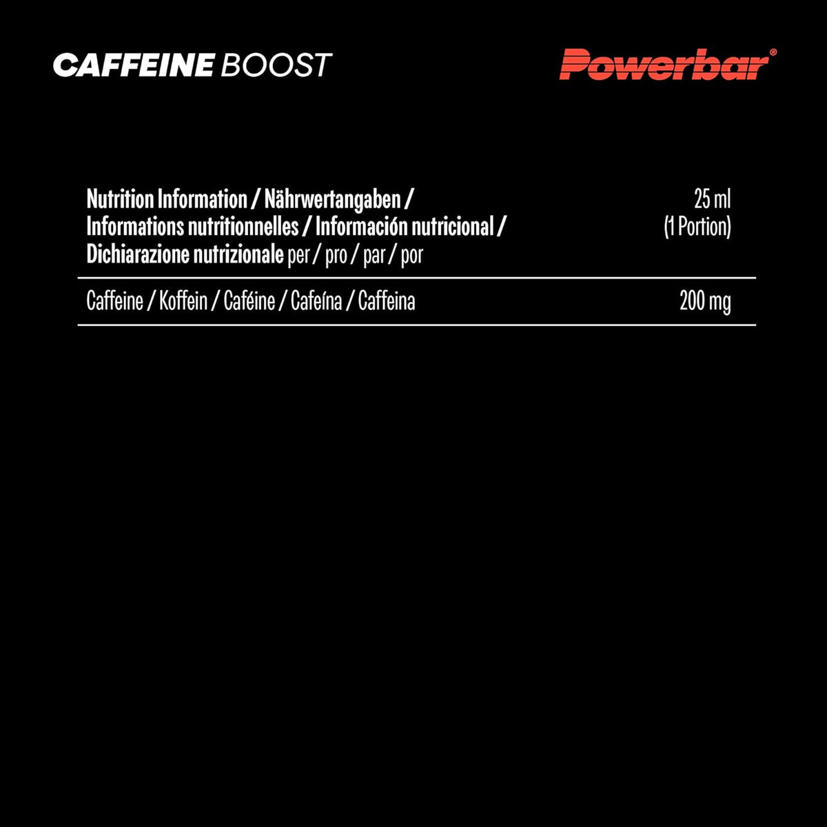 Ampoules Caffeine Boost Neutre (20x25ml)