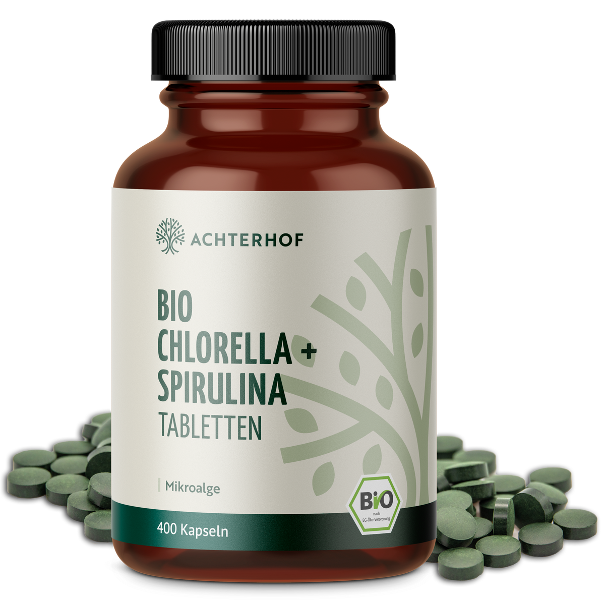 Chlorella & Spirulina Tabletten Bio (400 Tabletten)