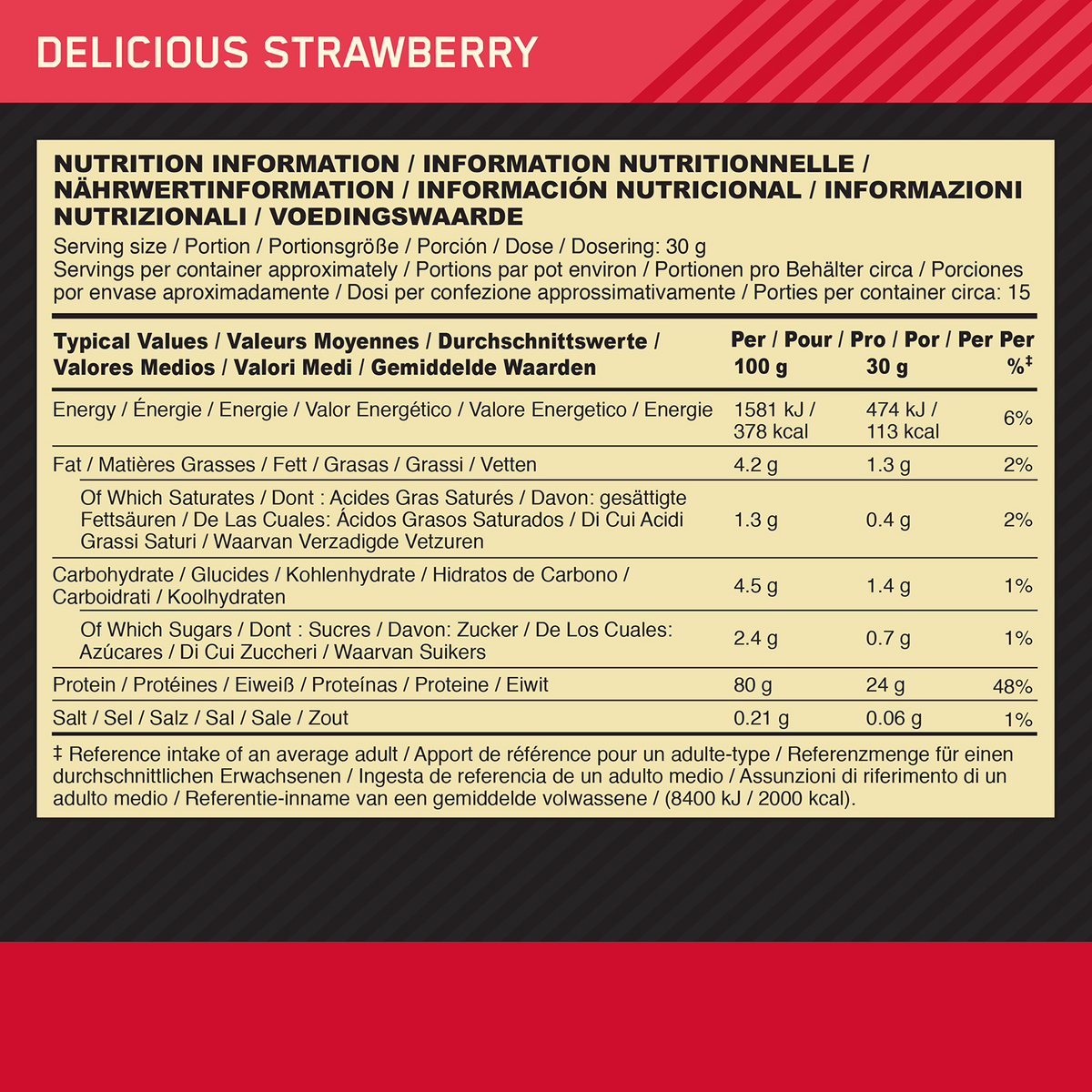 100% Whey Gold Standard (450g)