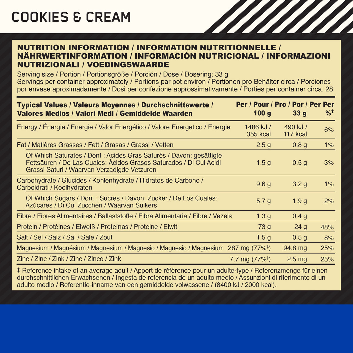 100% Casein (924g)