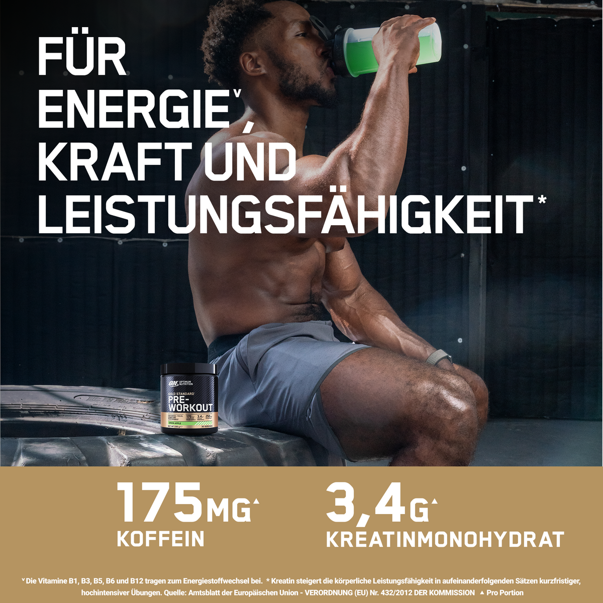 Gold Standard Pre-Work Out (330g) Green Apple