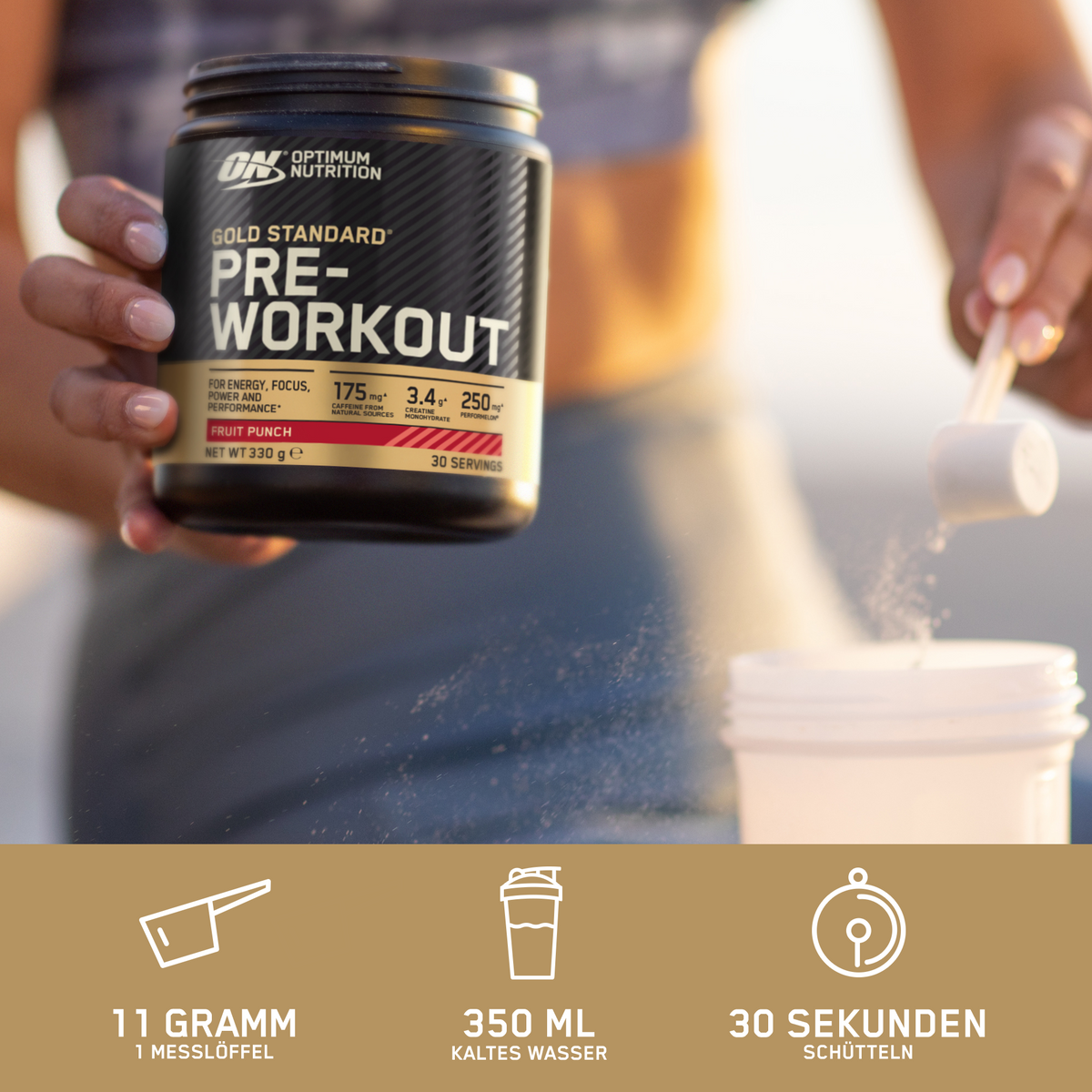 Gold Standard Pre-Work Out (330g) Fruit Punch