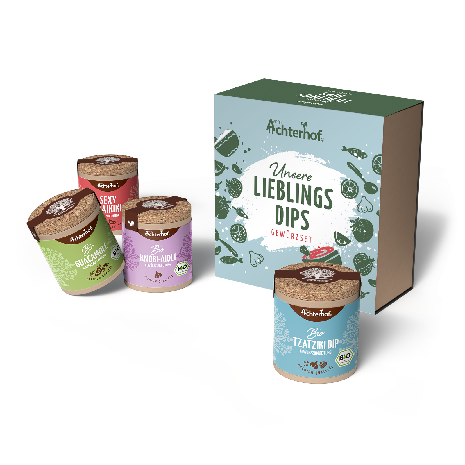 Notre set d'épices pour sauces trempettes préférées