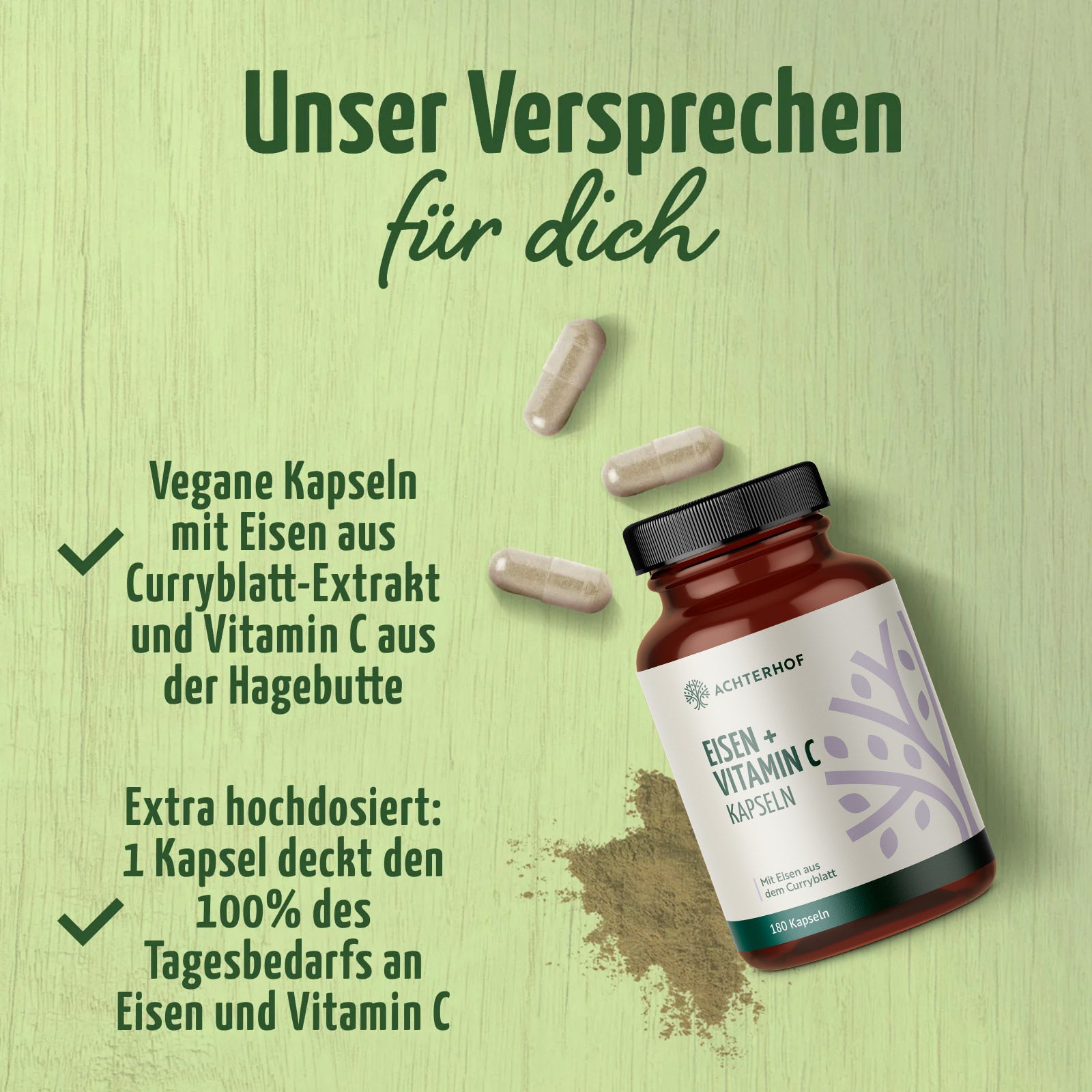 Fer + Vitamine C (180 gélules)