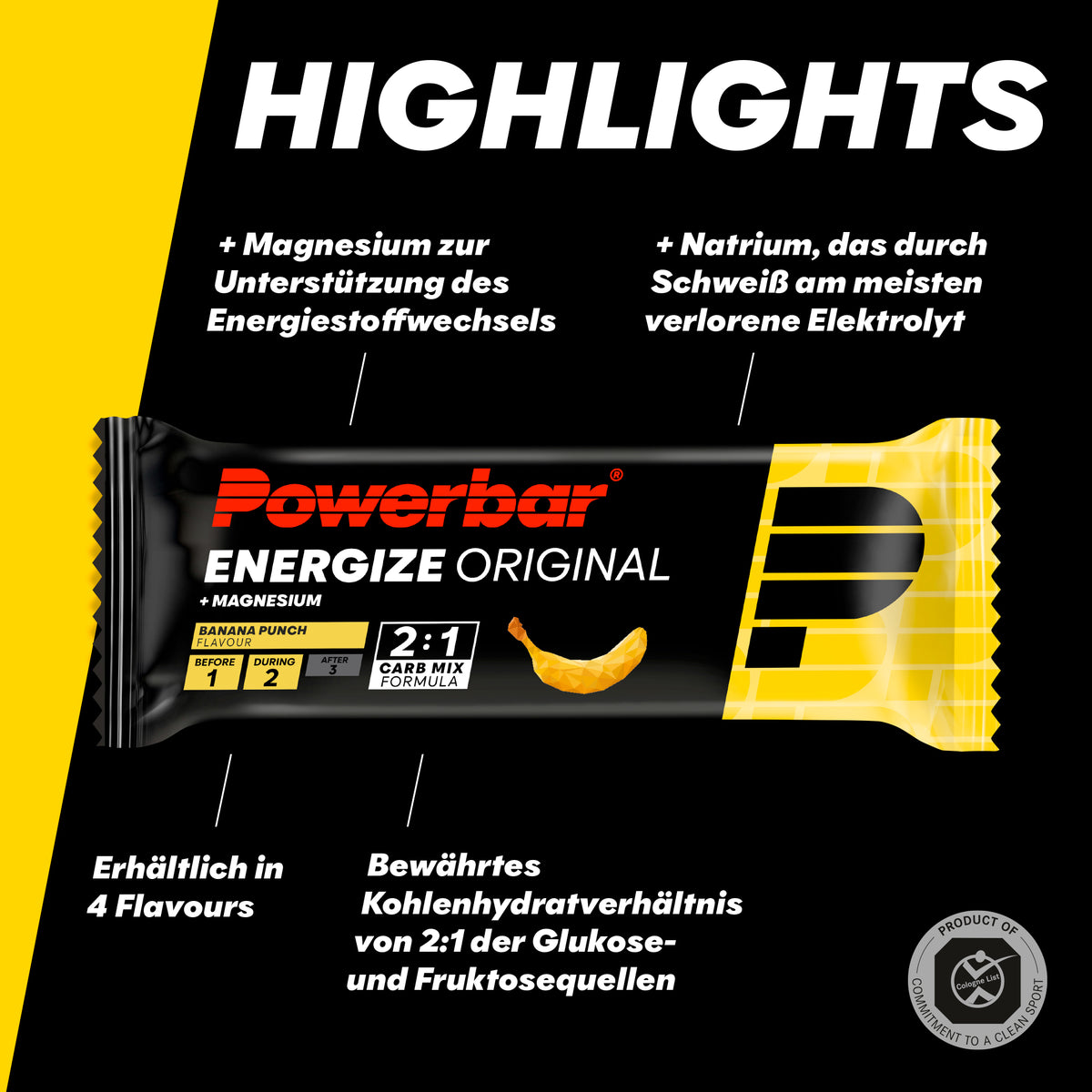 Barre Énergisante Originale (15x55g)