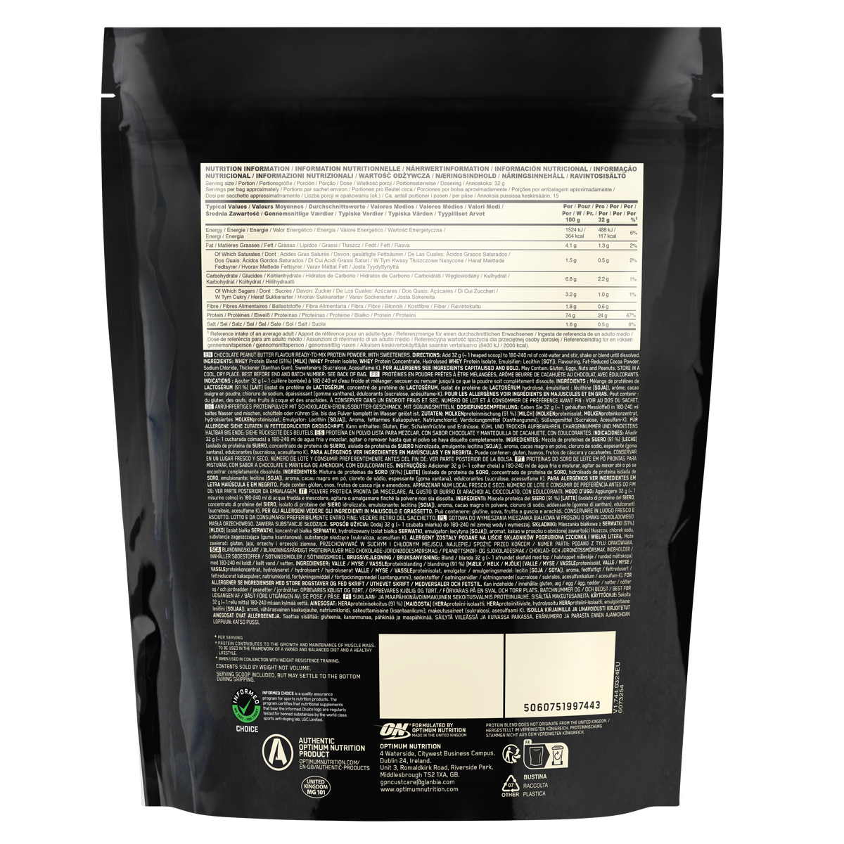 100% Whey Gold Standard (450g)