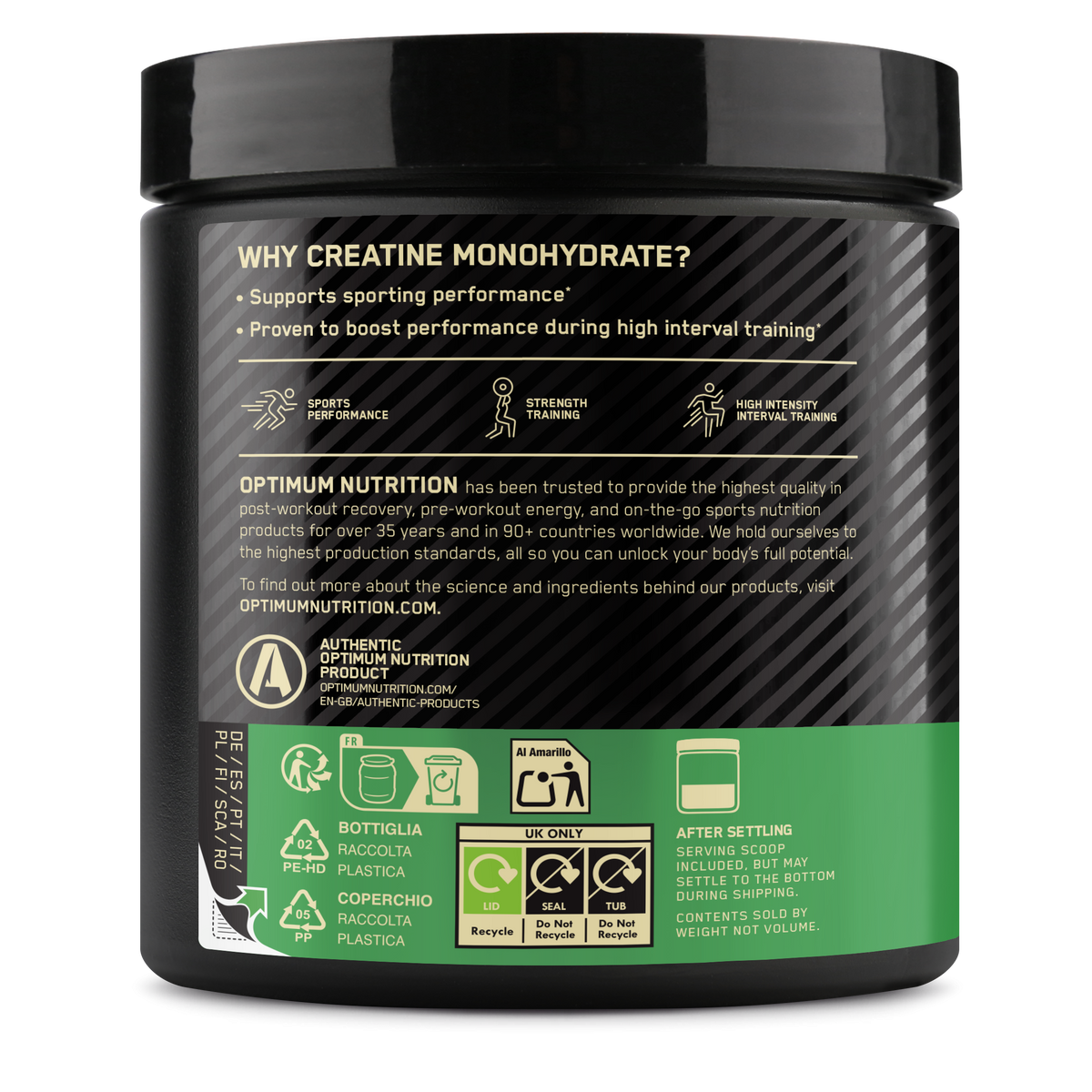Créatine Micronisée en Poudre Aromatisée (247g)