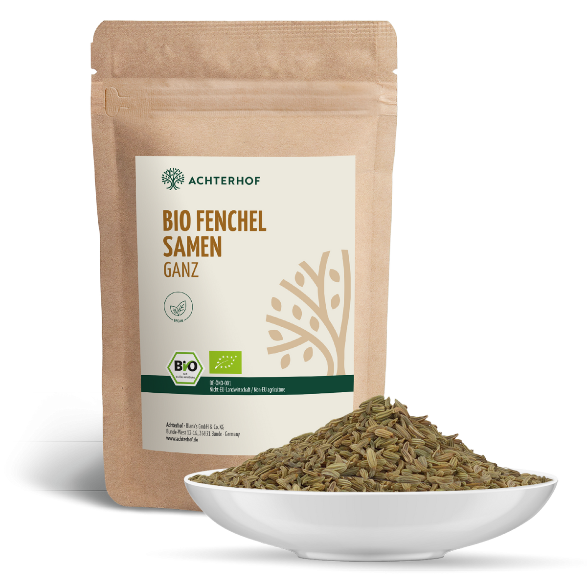 Fenchelsamen ganz Bio (1000g)