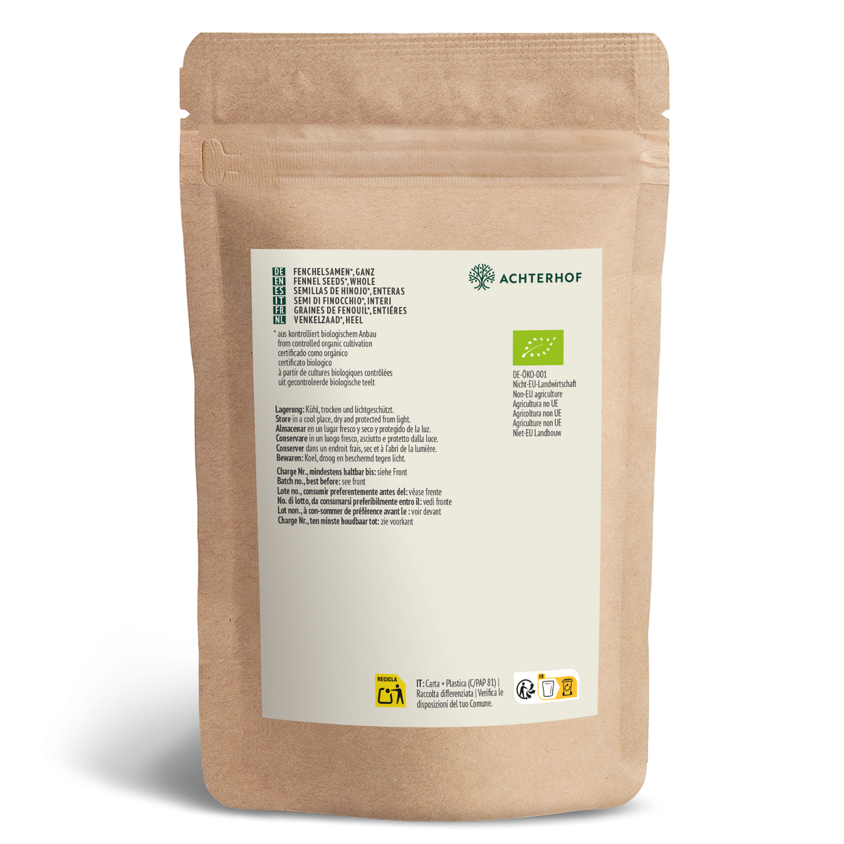 Fenchelsamen ganz Bio (1000g)
