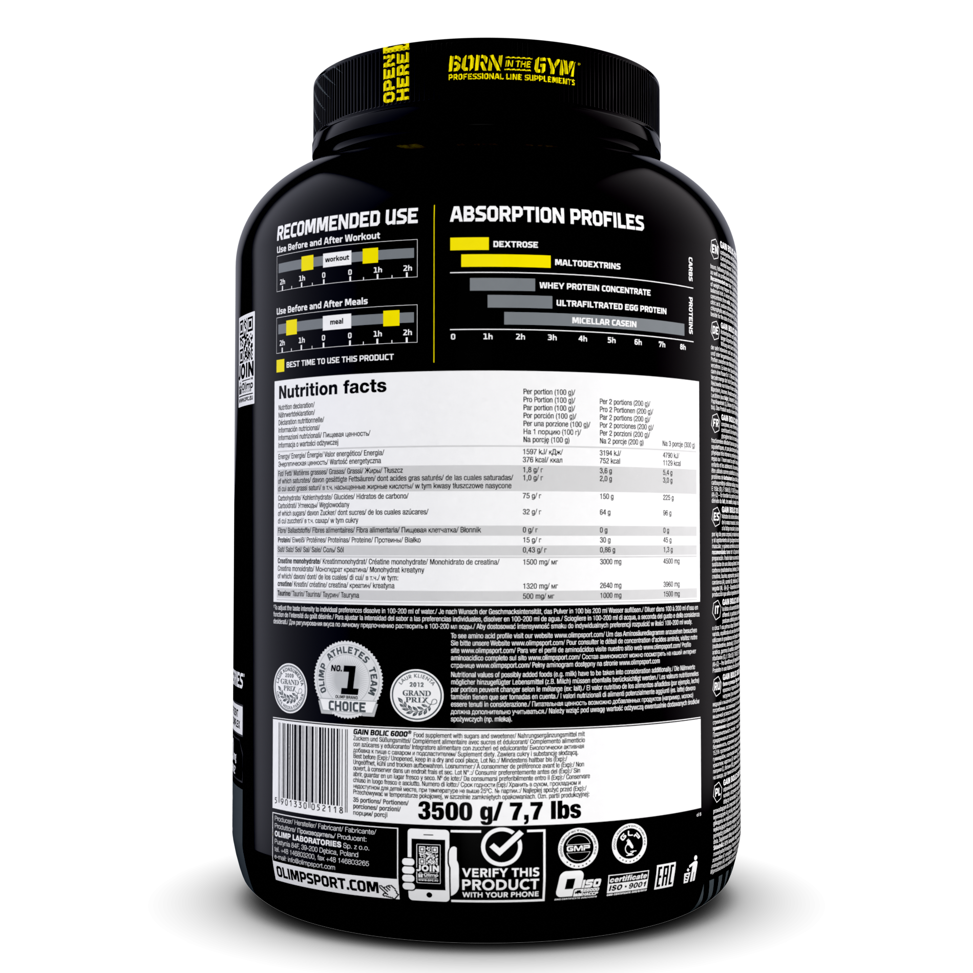 Gain Bolic 6000 (3000g) Vanille