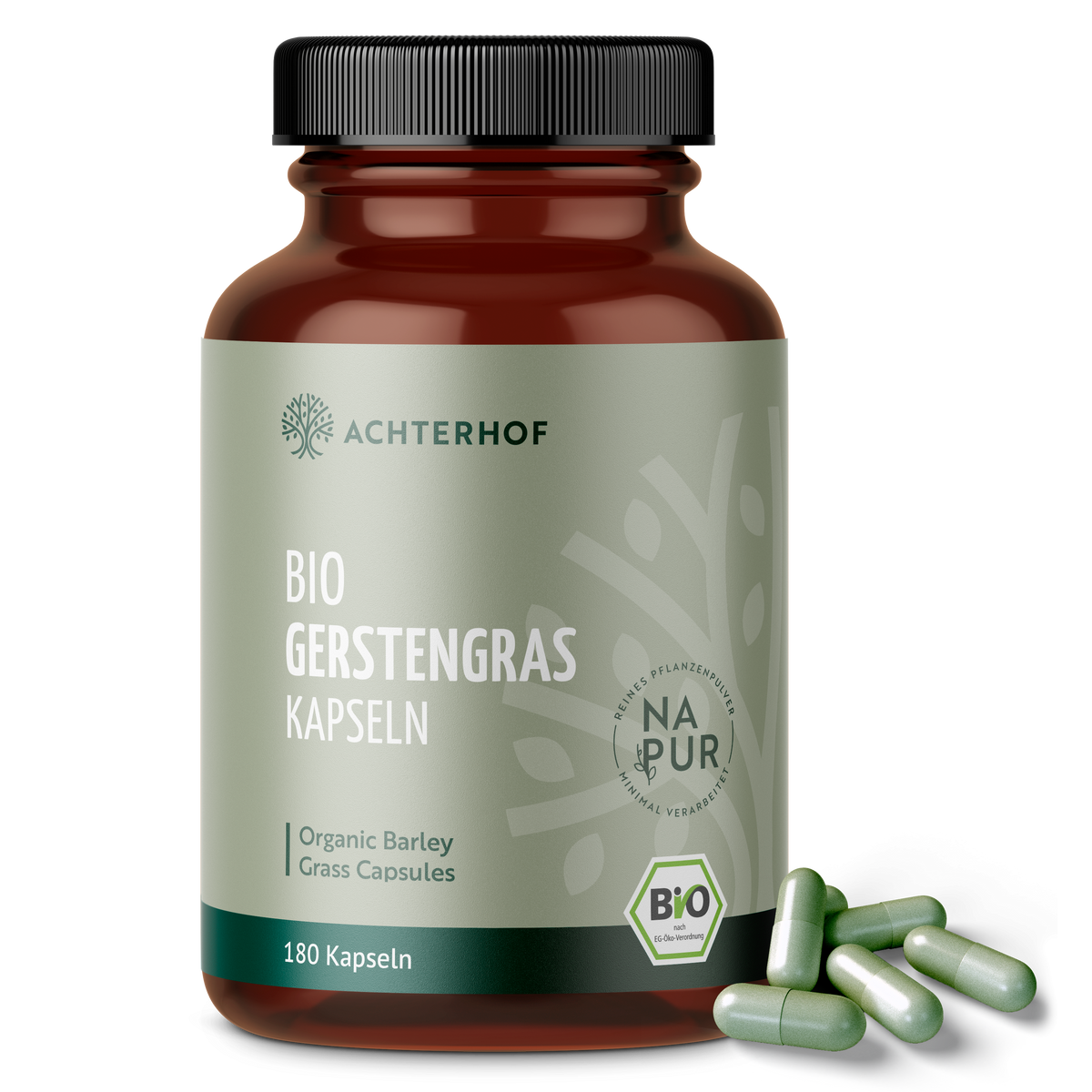 Gerstengras Kapseln Bio (180 Kapseln)