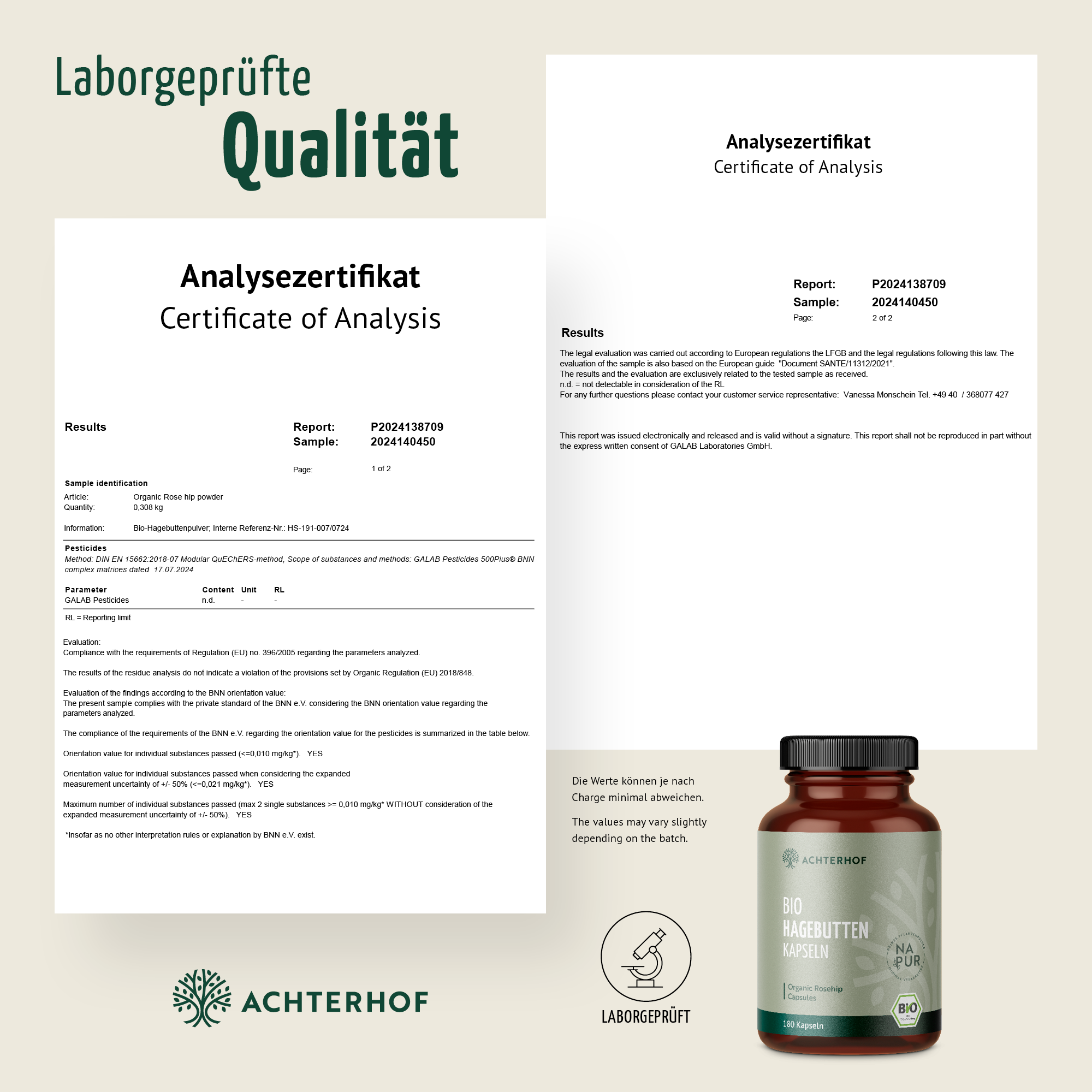 Gélules de cynorrhodon bio (180 gélules)
