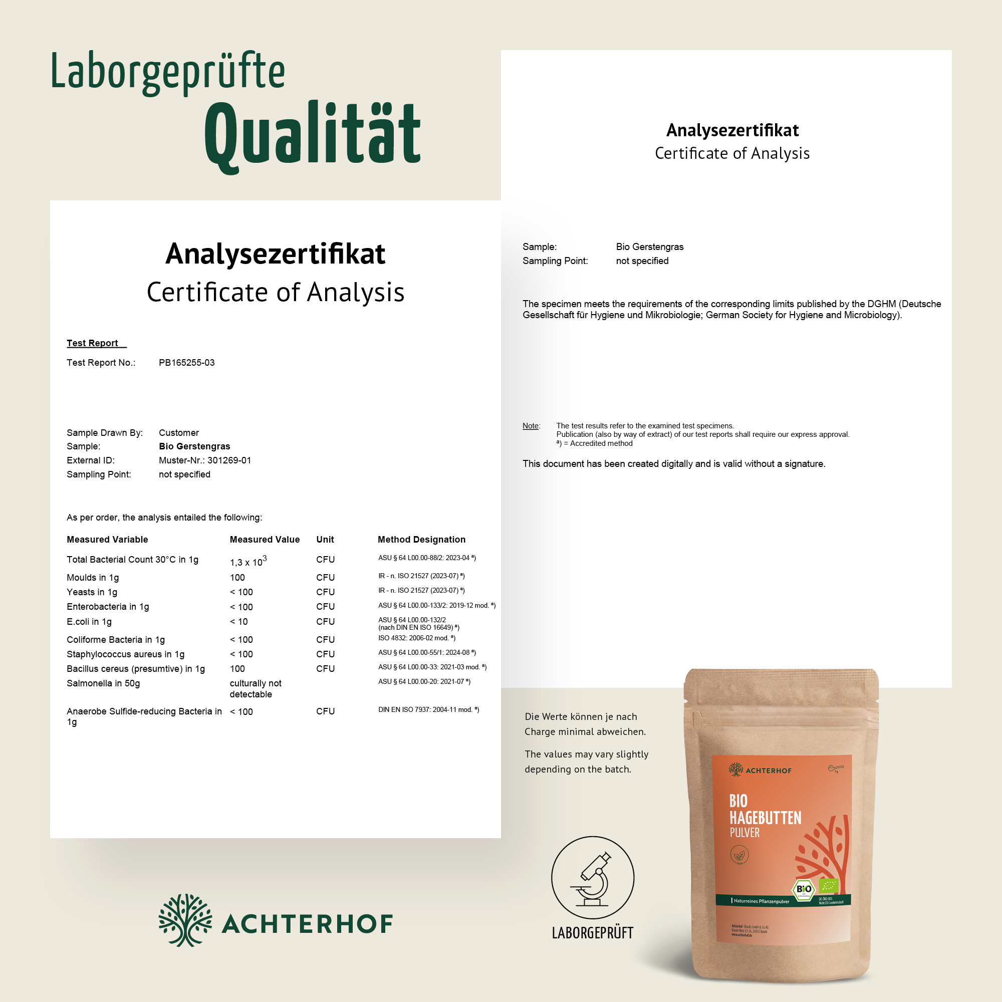 Poudre de cynorrhodon Bio (1000g)