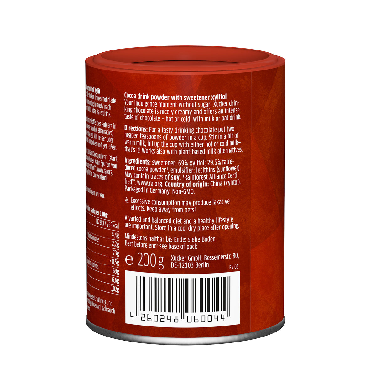 Xucker Chocolat Chaud (200g)