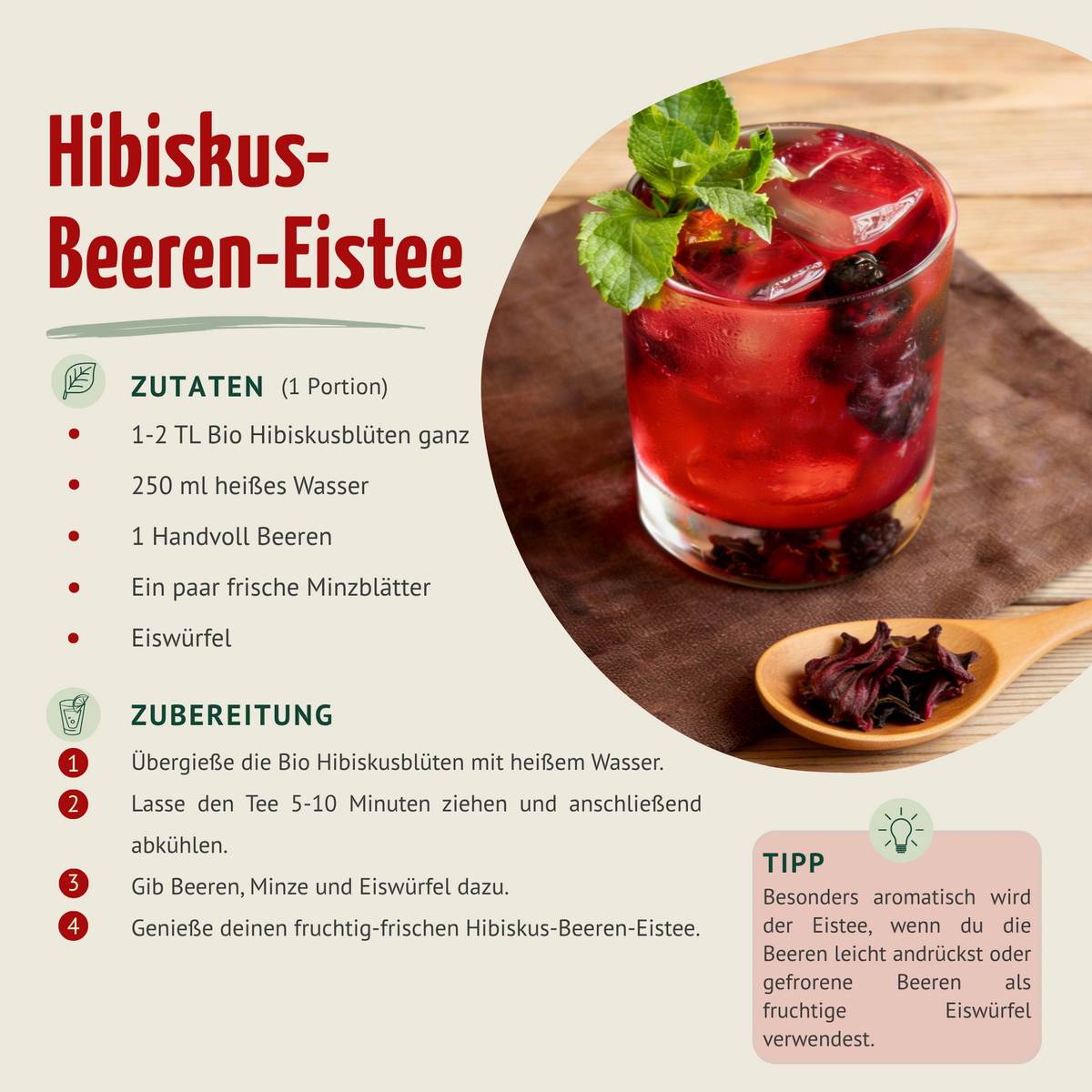 Fleurs d'hibiscus bio entières (1000g)
