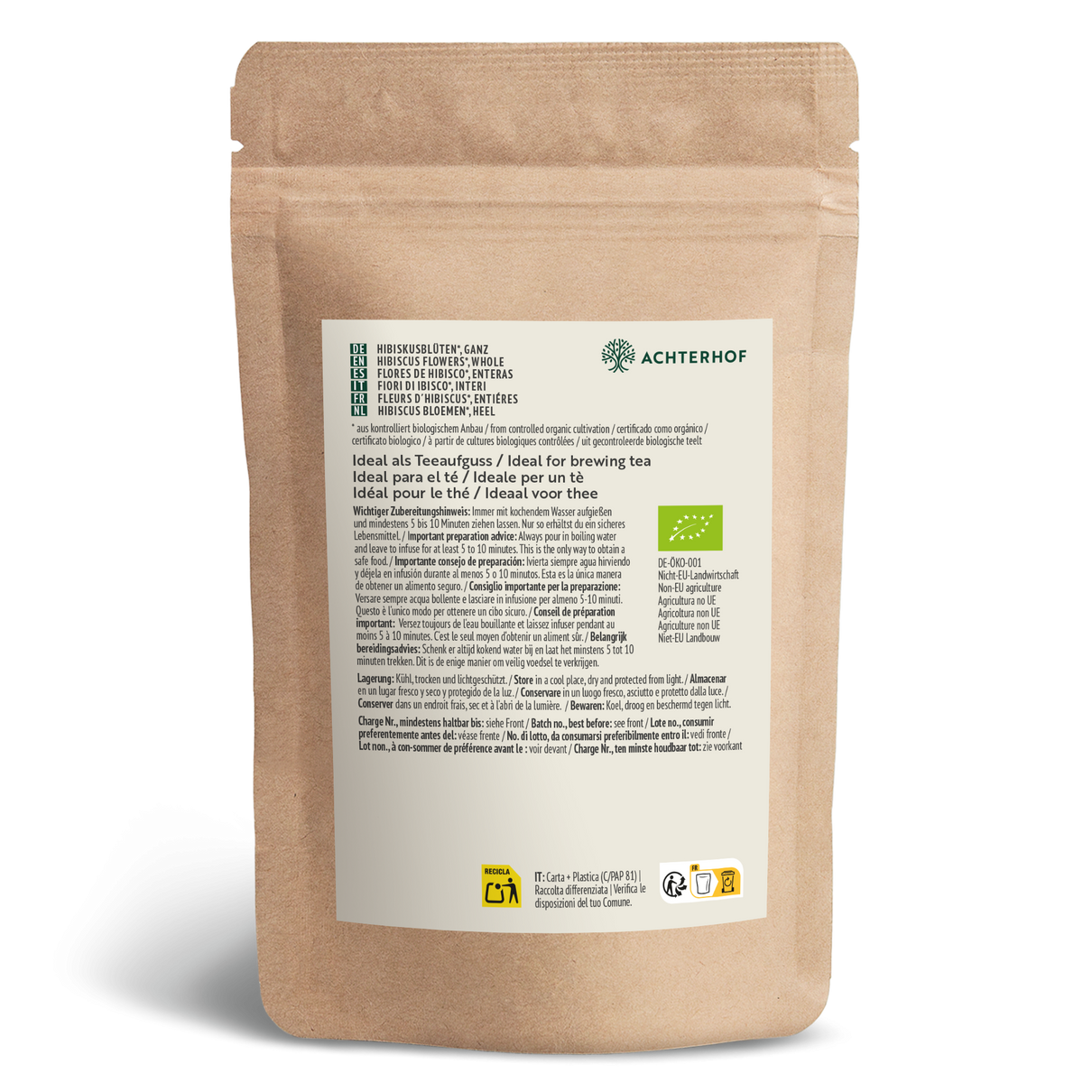 Fleurs d'hibiscus entières bio (250g)