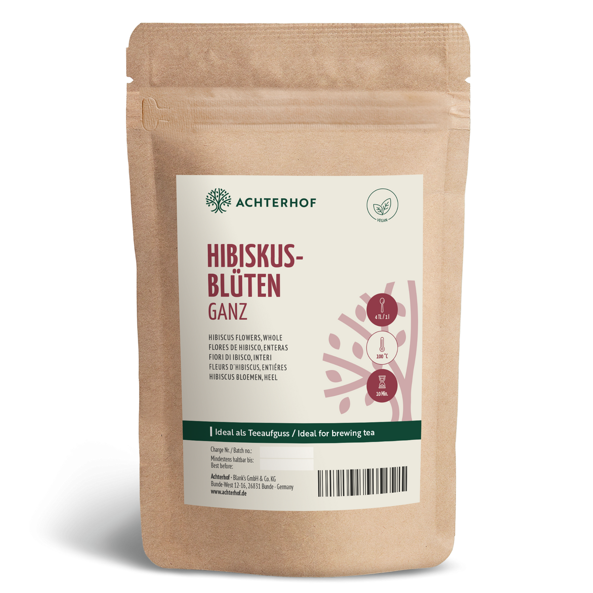 Fleurs d'hibiscus entières (1000g)