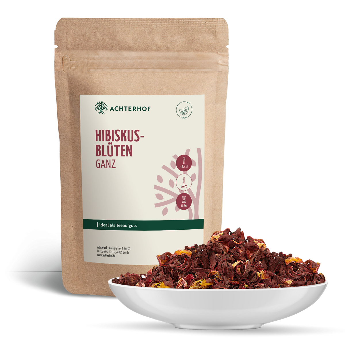 Fleurs d'hibiscus entières (1000g)
