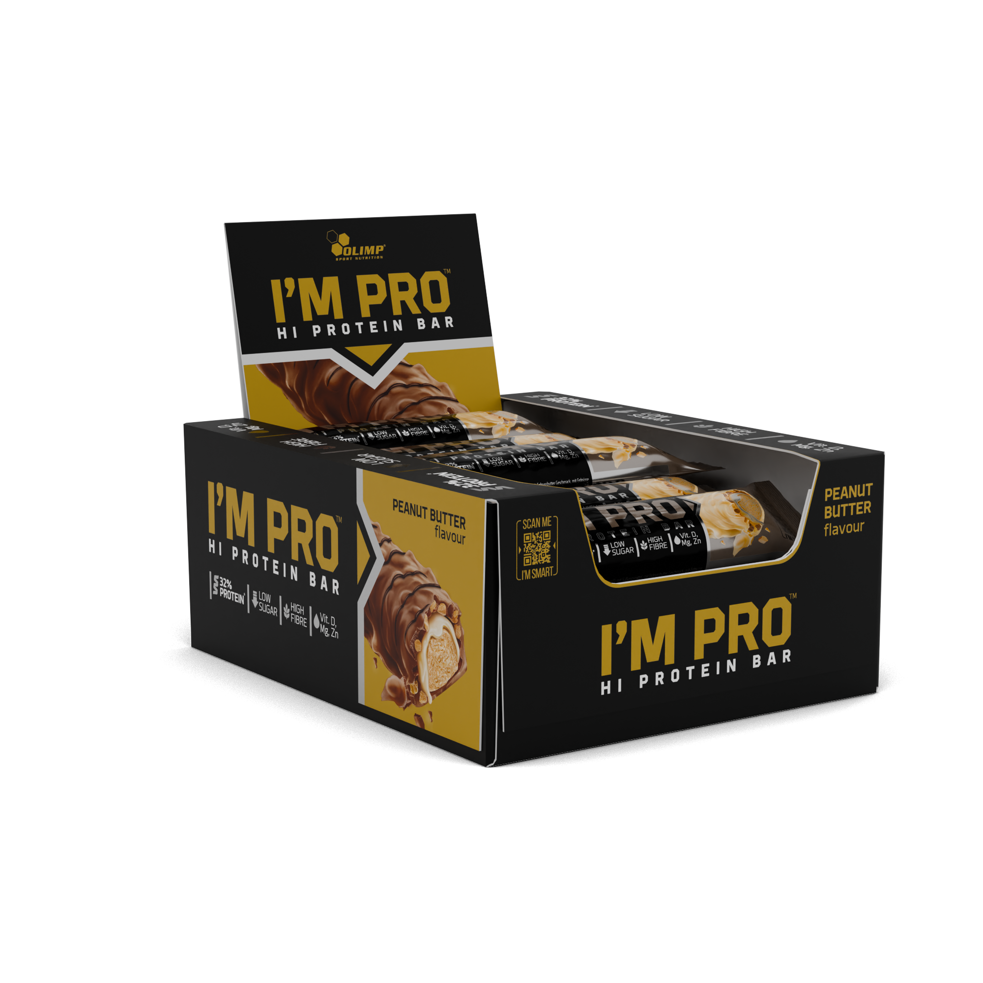 Barre protéinée I'M PRO (15x40g)