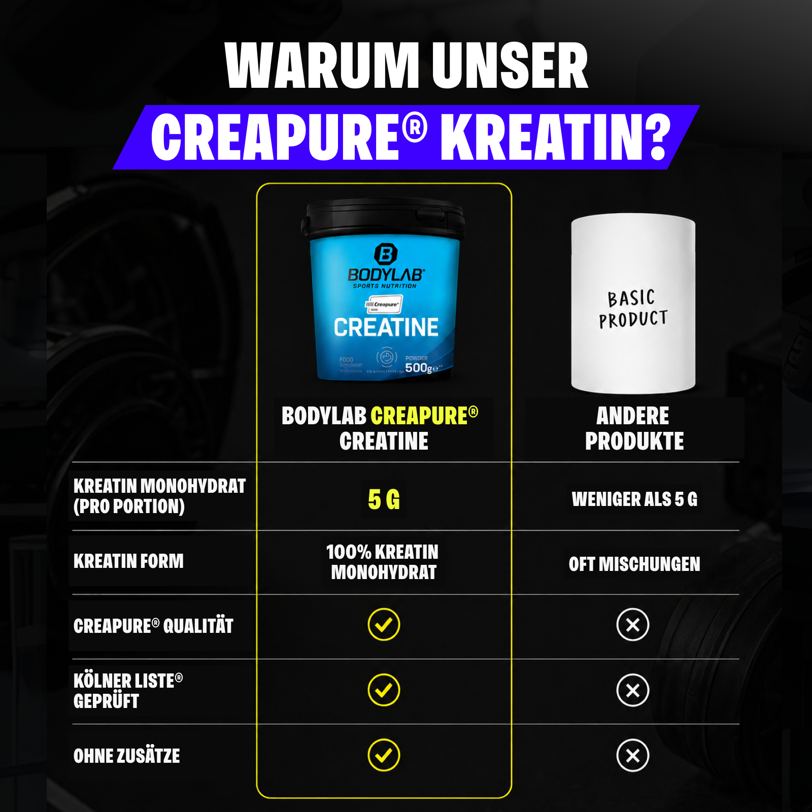 Créatine (Creapure®) (500g)
