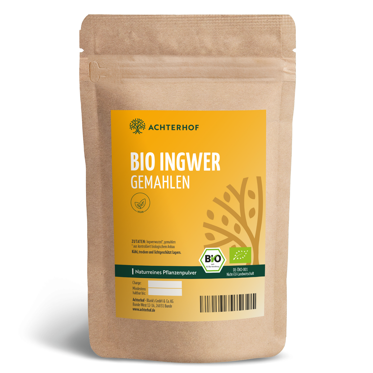 Ingwer gemahlen Bio (1000g)