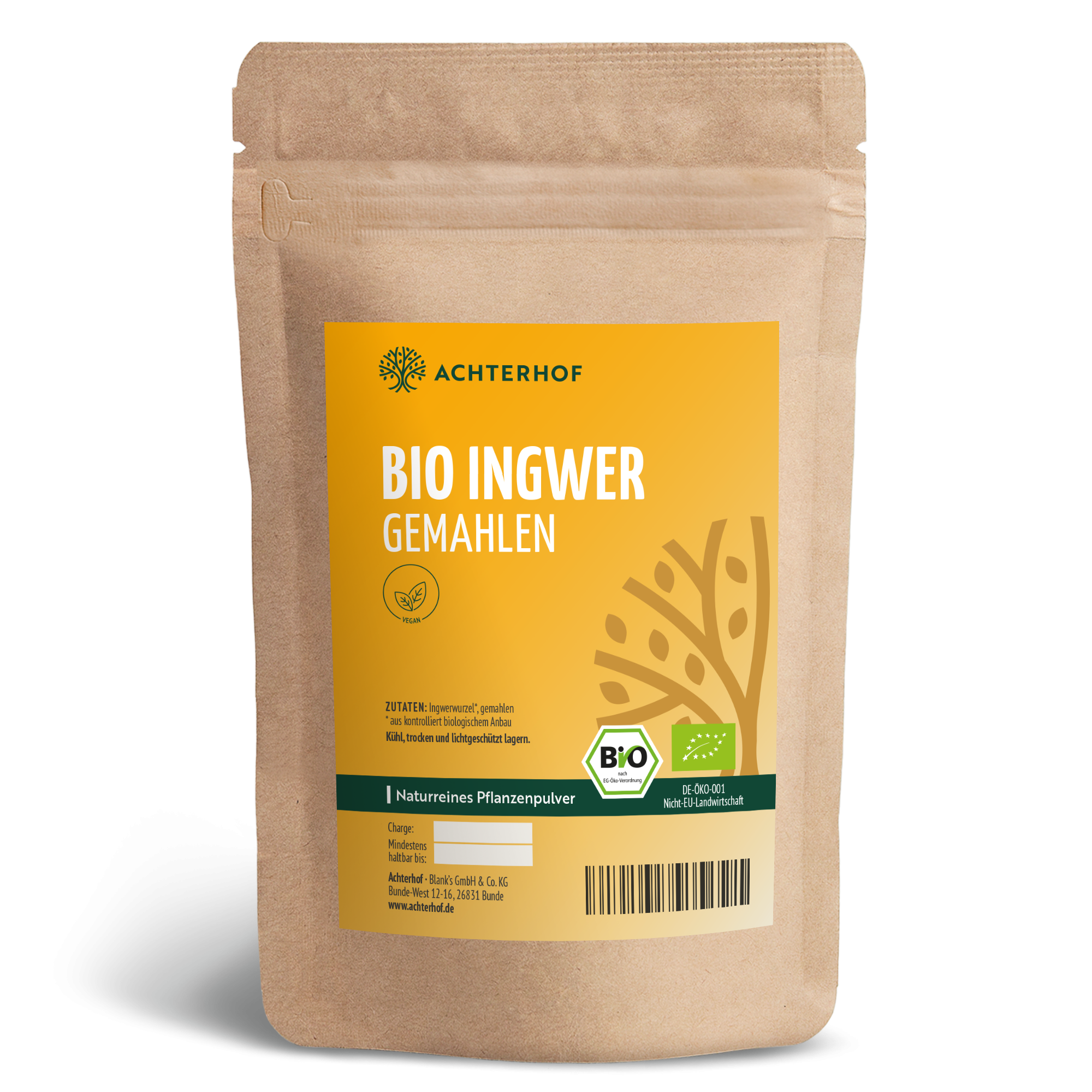 Ingwer gemahlen Bio (500g)