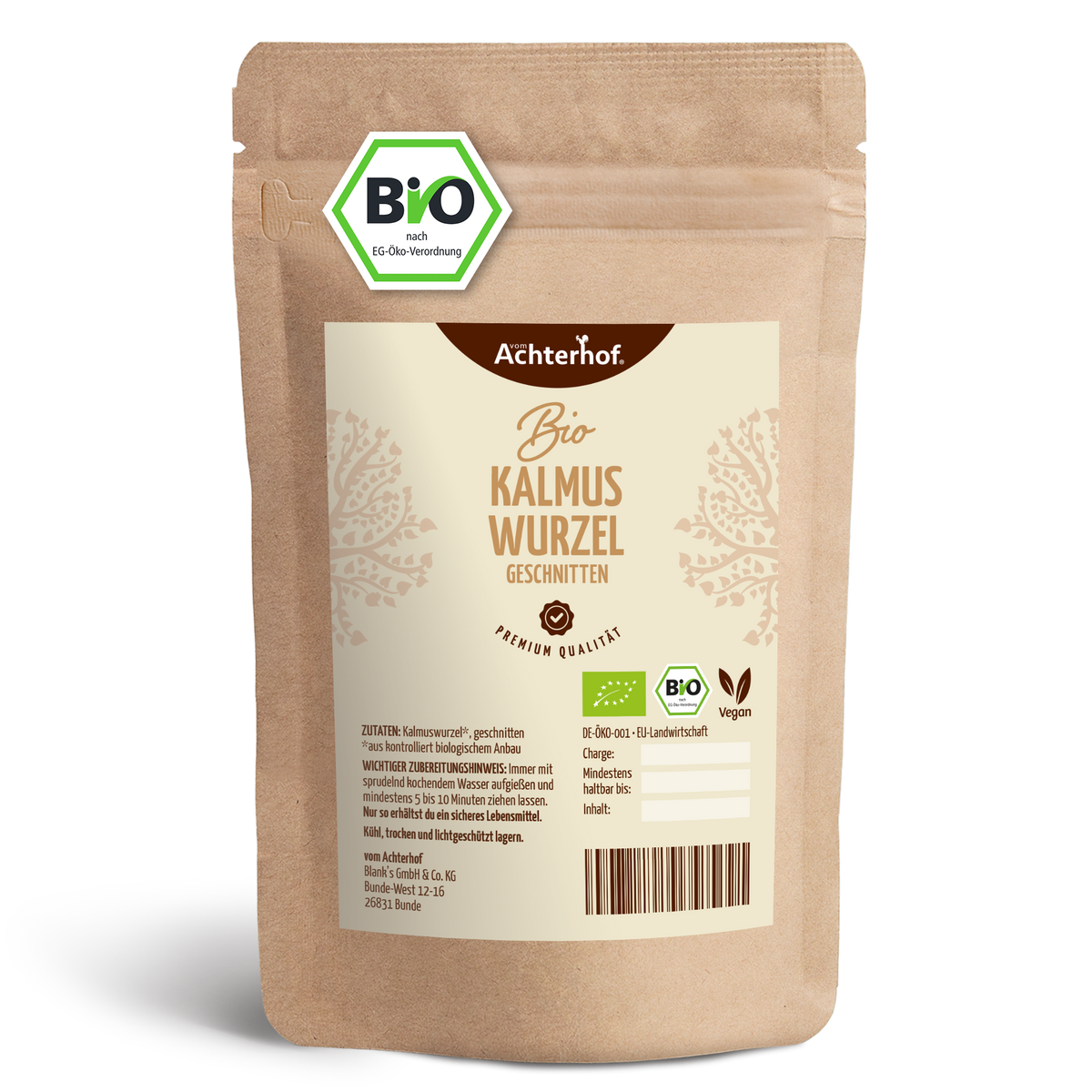 Kalmuswurzel geschnitten Bio (250g)