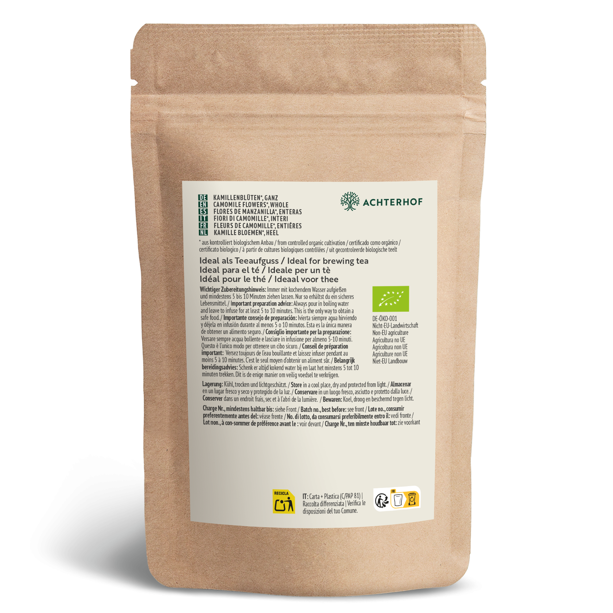 Kamillenblüten ganz Bio (250g)