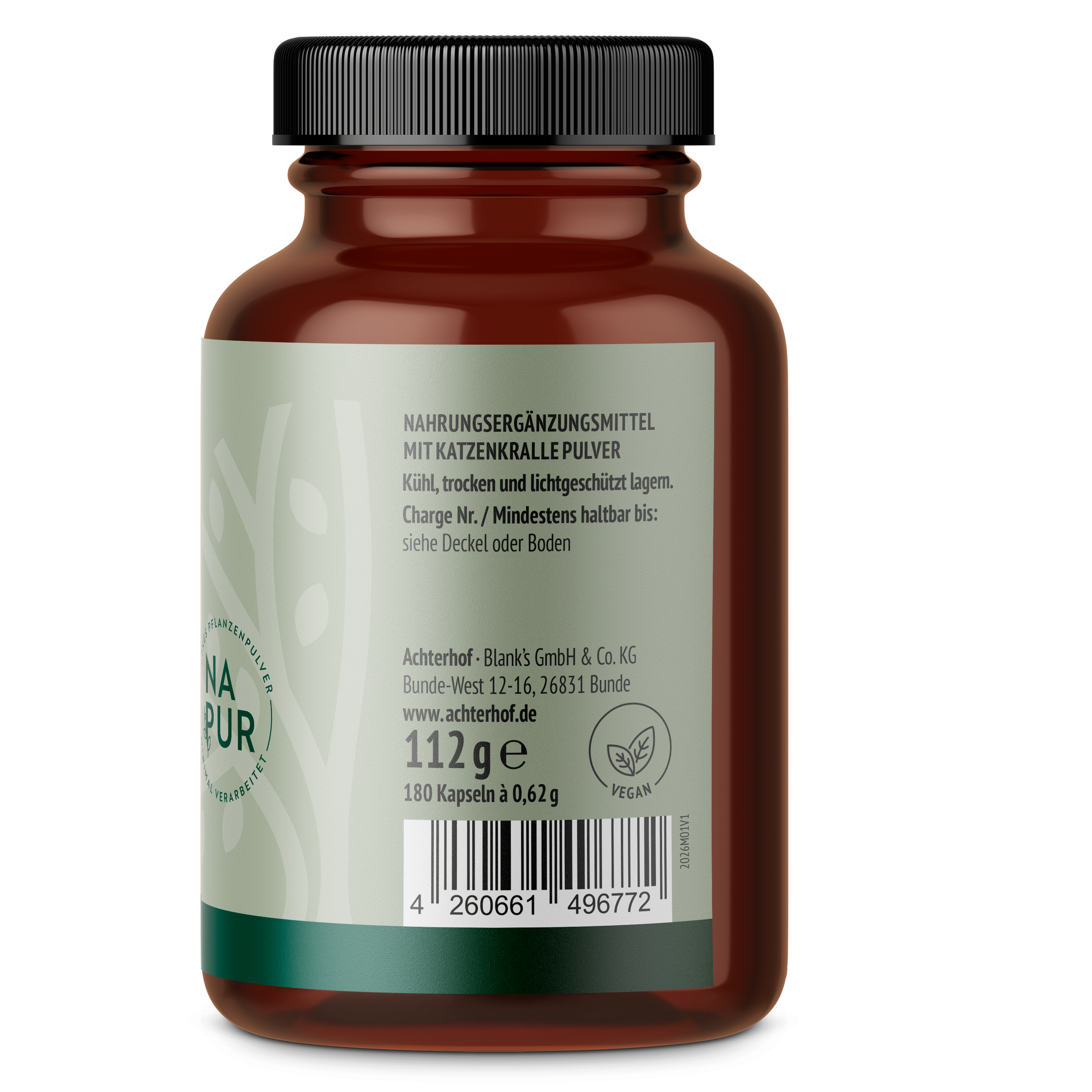 Griffe de chat gélules (Uncaria tomentosa) (180 gélules)