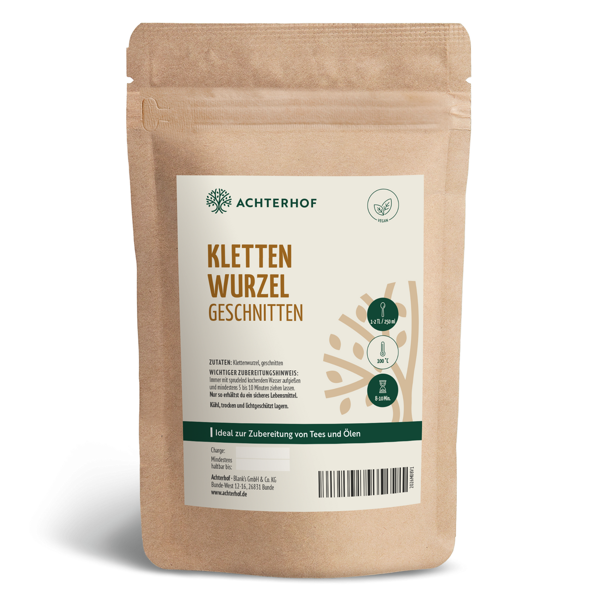 Klettenwurzel geschnitten (250g)