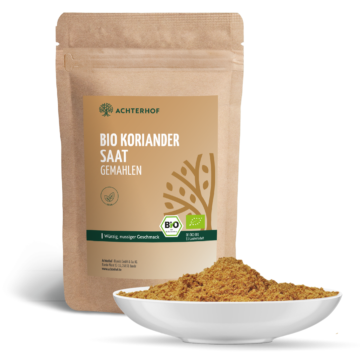 Coriandre moulu Bio (500g)