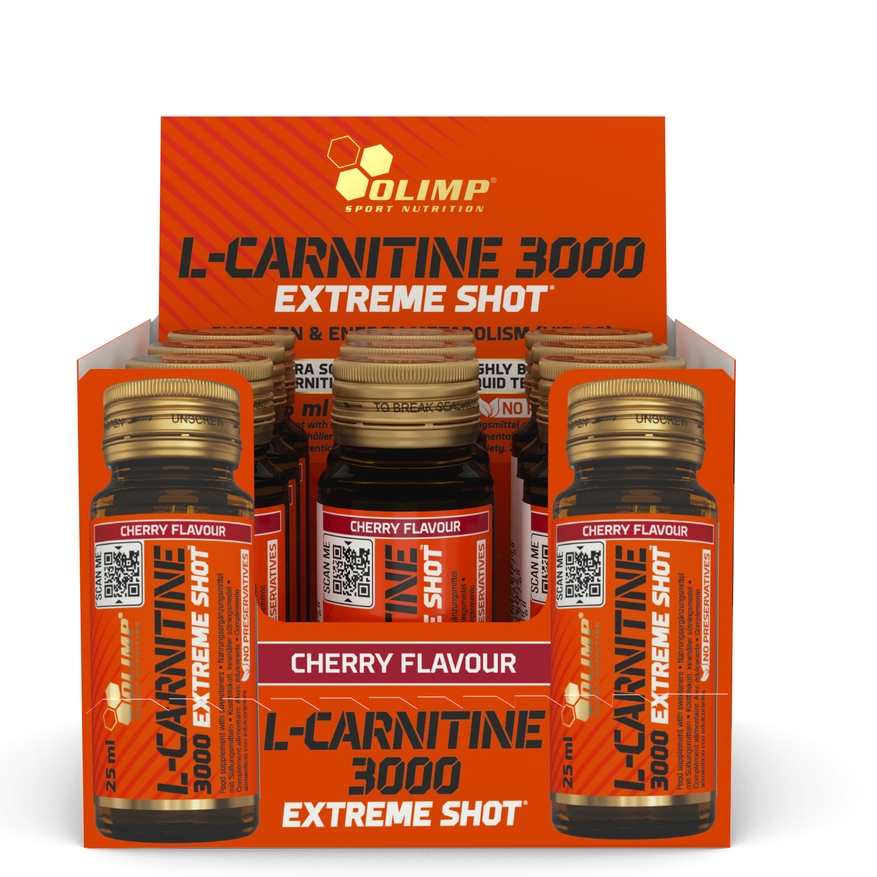 L-Carnitine 3000 Extreme Shot (9x25ml) Kirsche