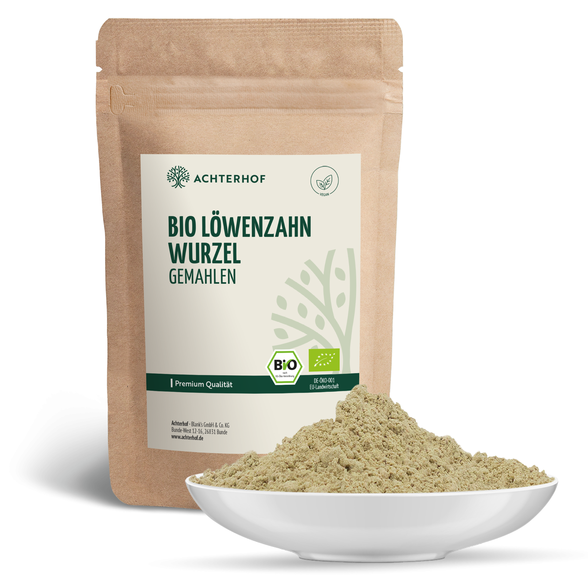Poudre de Racine de Pissenlit Bio (500g)