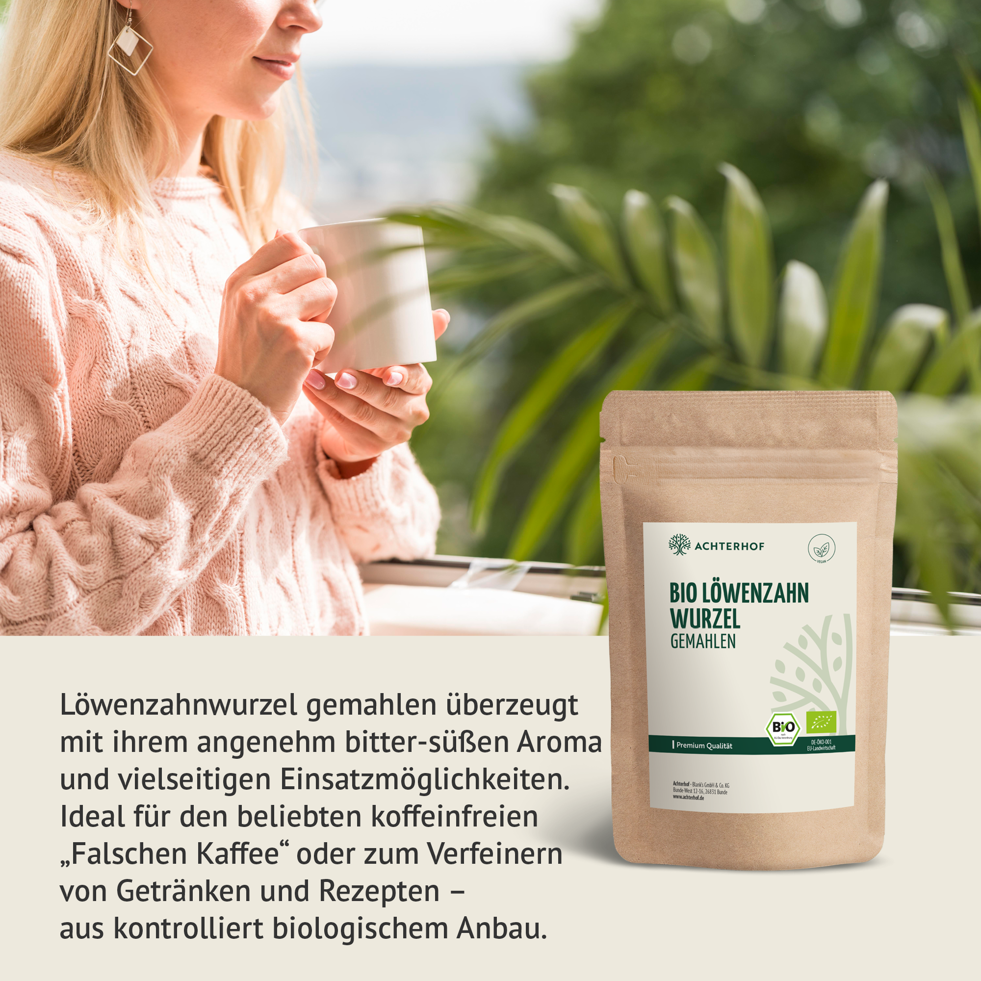 Poudre de Racine de Pissenlit Bio (500g)