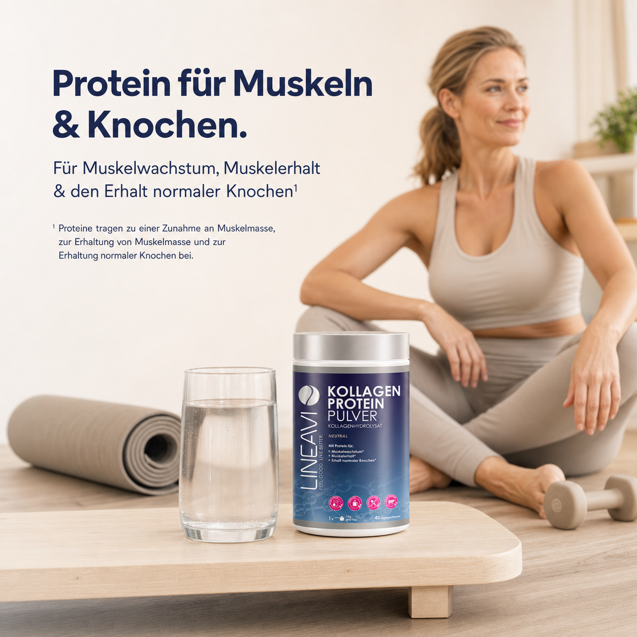 Kollagen Proteinpulver (400g) Neutral