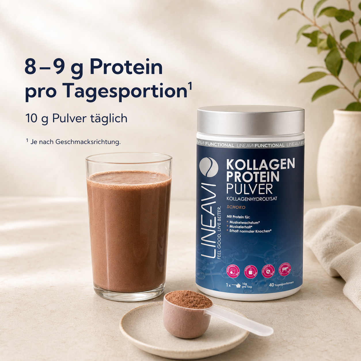 Kollagen Proteinpulver (400g) Schokolade