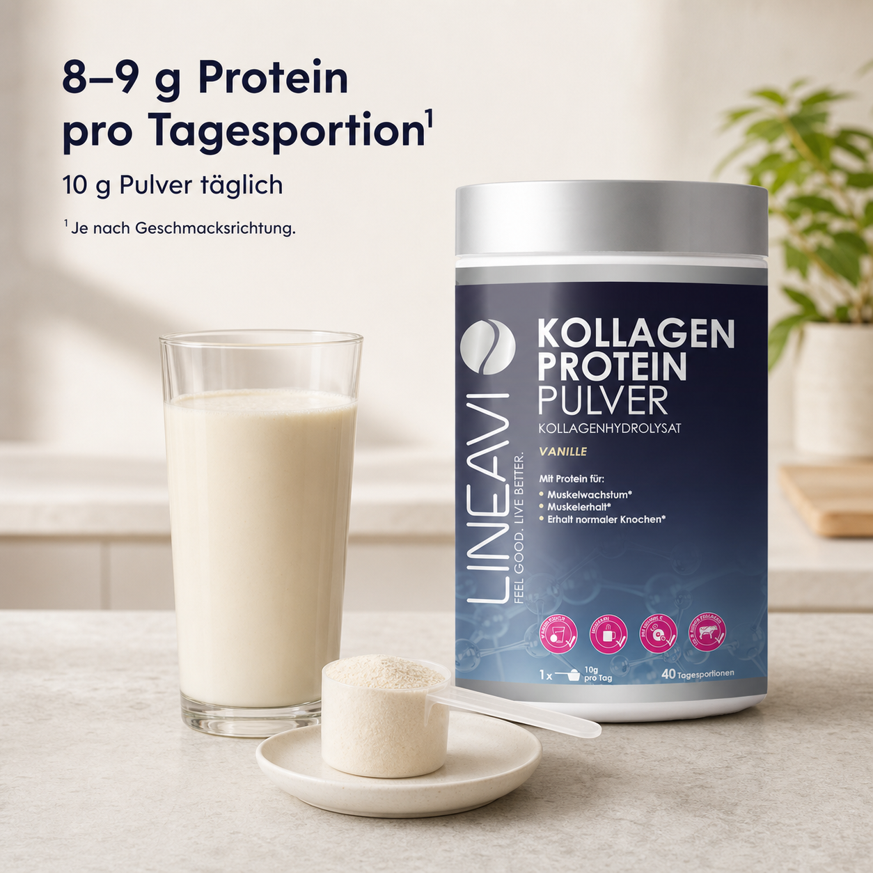Kollagen Proteinpulver (400g) Vanille
