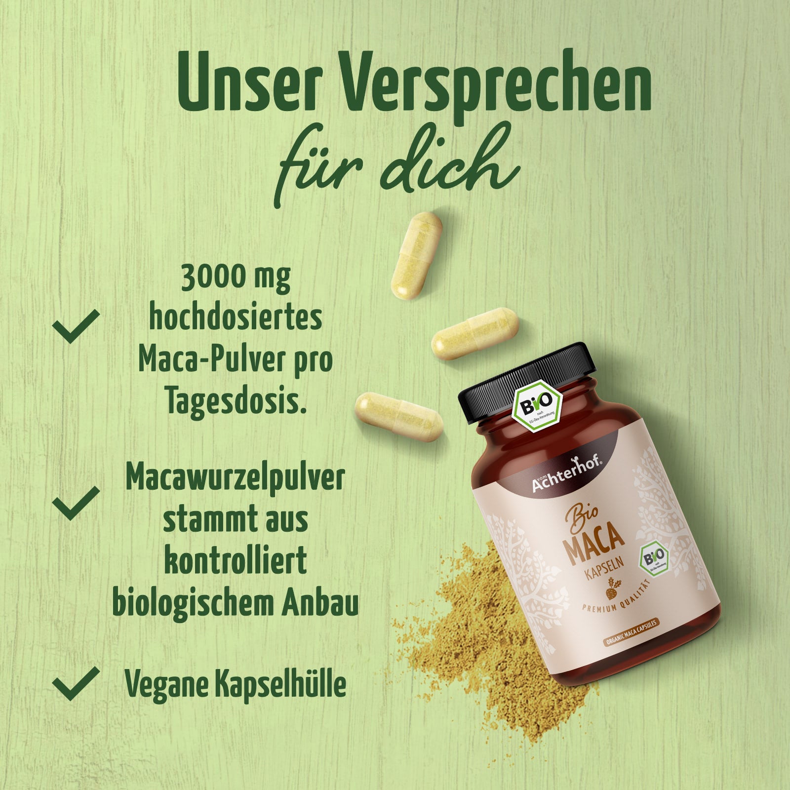 Maca Kapseln Bio (180 Kapseln)