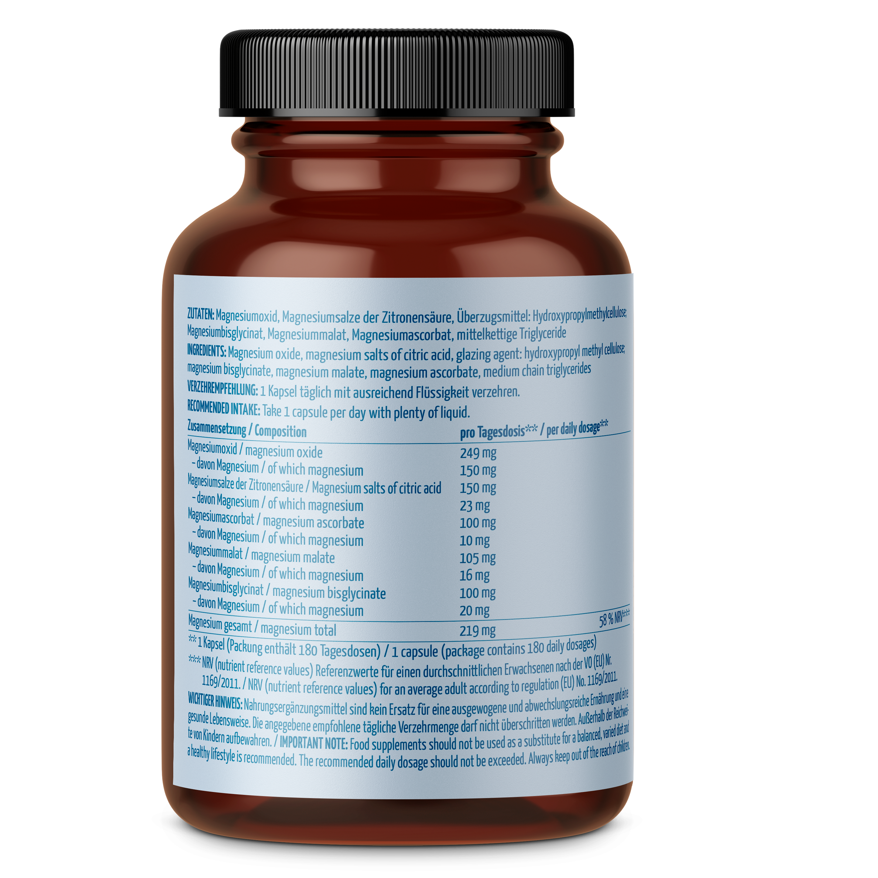 Magnesium Komplex (180 Kapseln)